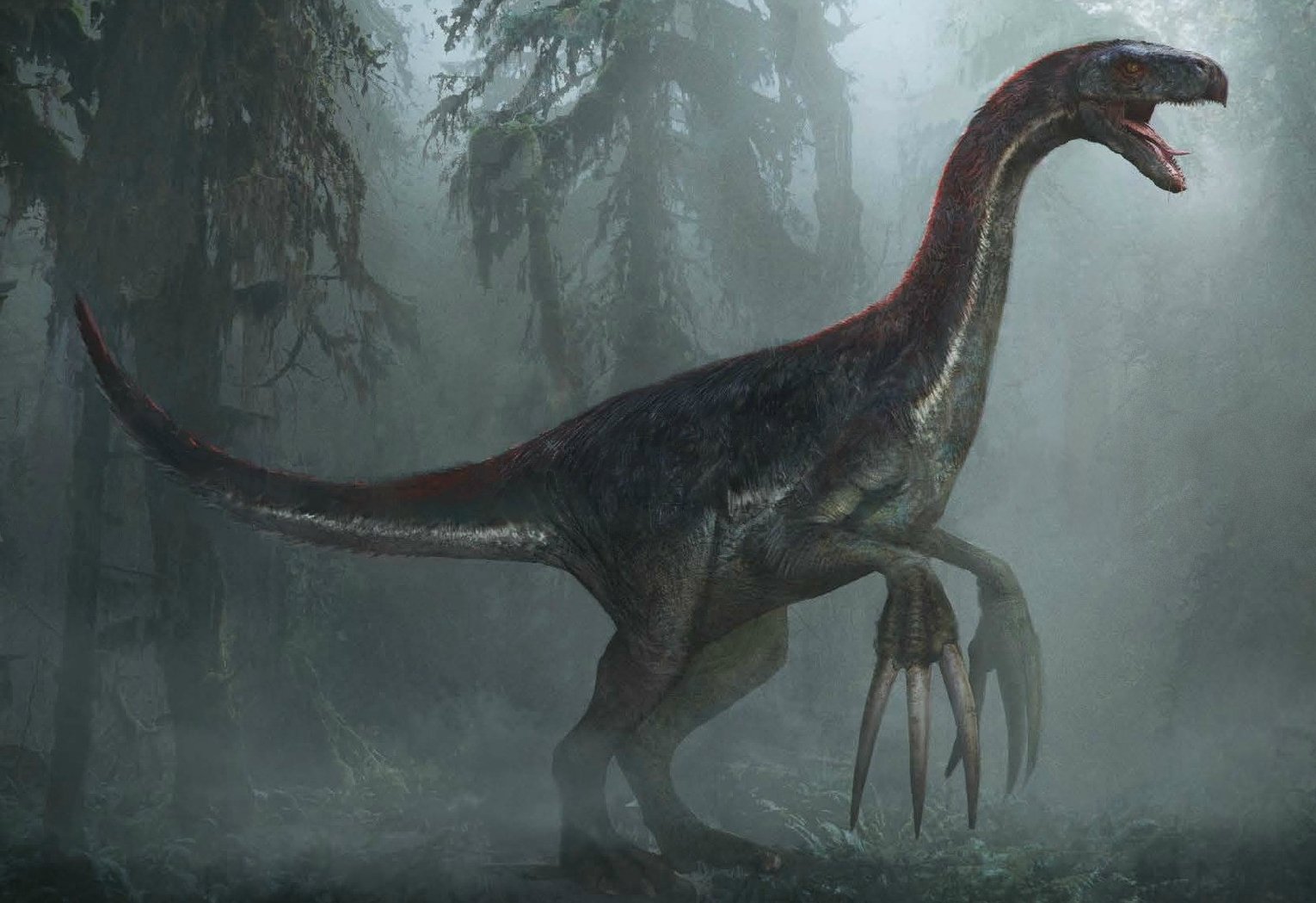 Jurassic world Therizinosaurus concept
