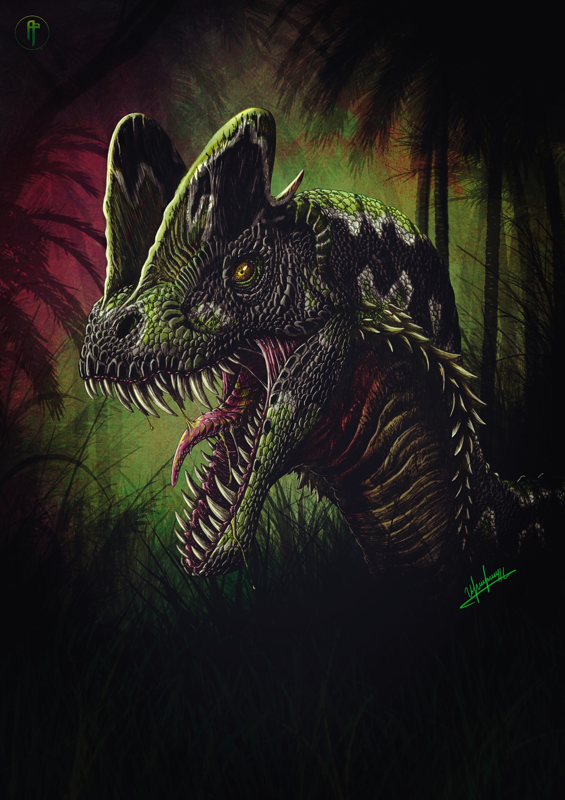 Dilophosaurus Jurassic World Wallpapers Wallpaper Cave