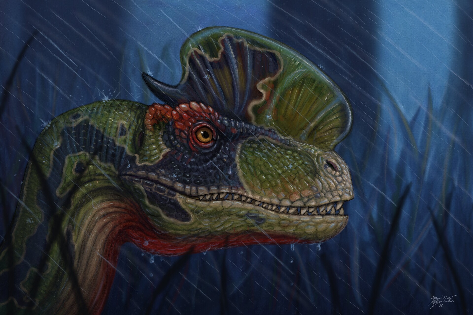 Jurassic Park Spitter Dilophosaurus