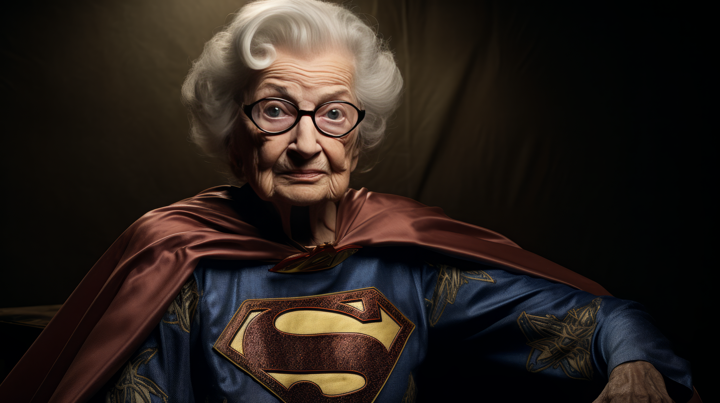 Grand Superhero Grandma Art HD