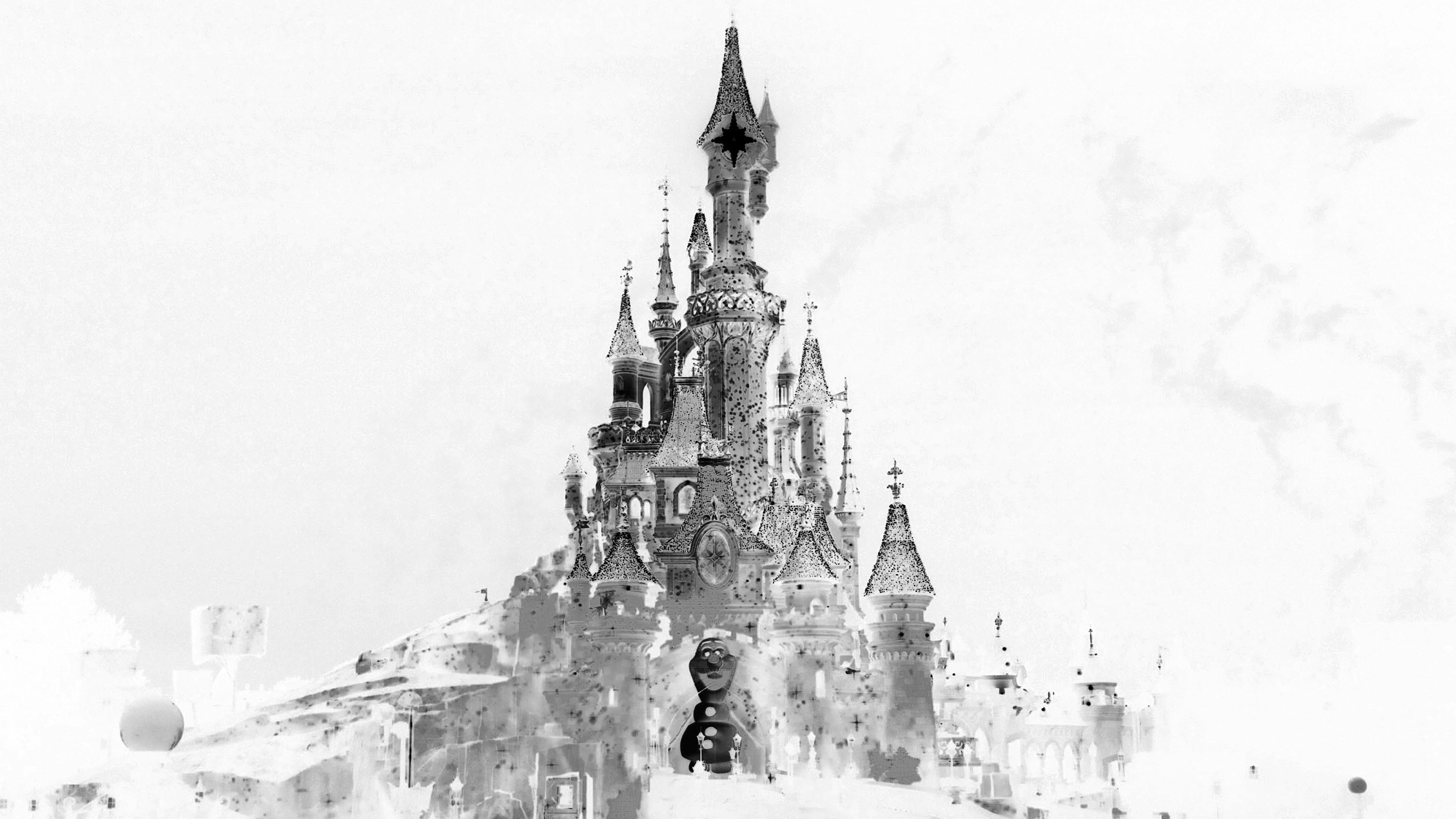 Disney Art Let It Go Snow Illust White