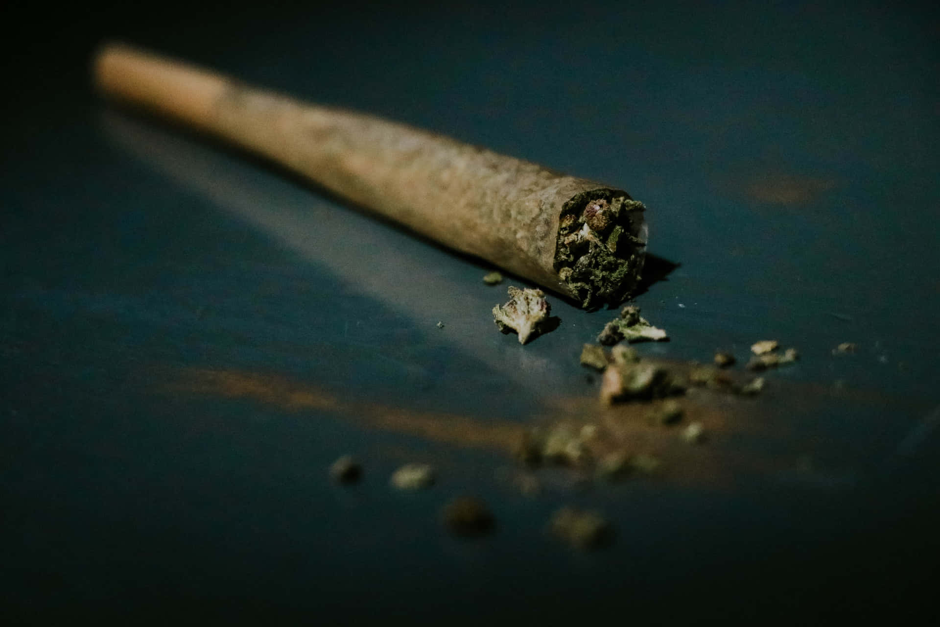 Download Weed Joint Close Up Wallpaper