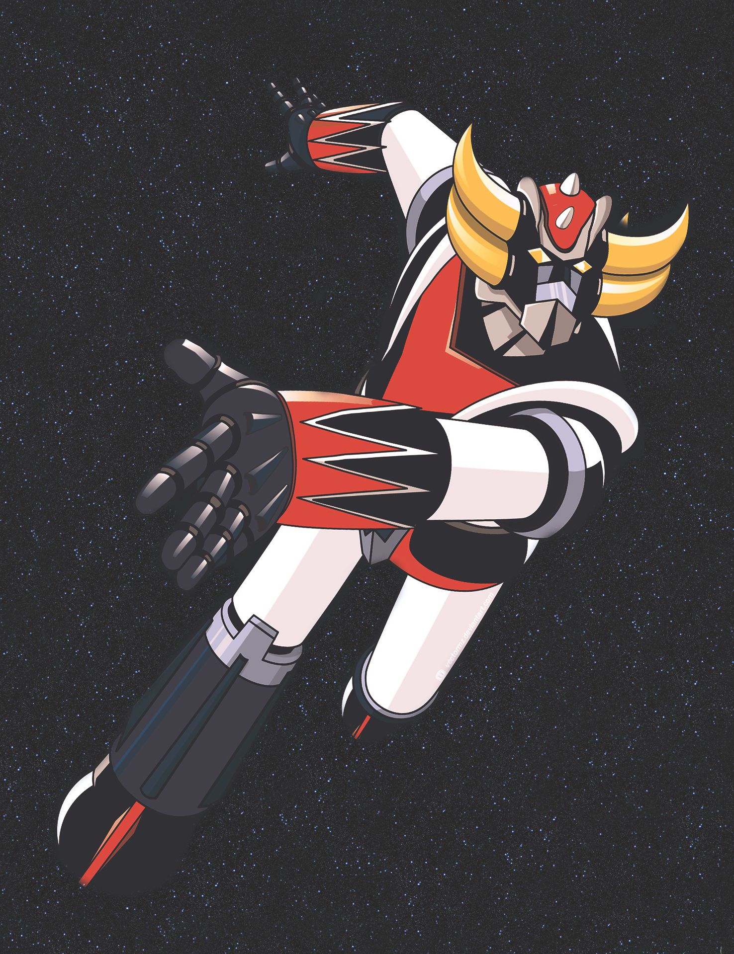 Goldorak Go Digital interpretation