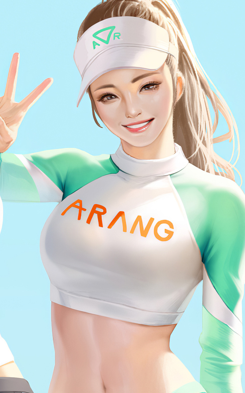 Summer Girls Anime Art 4k
