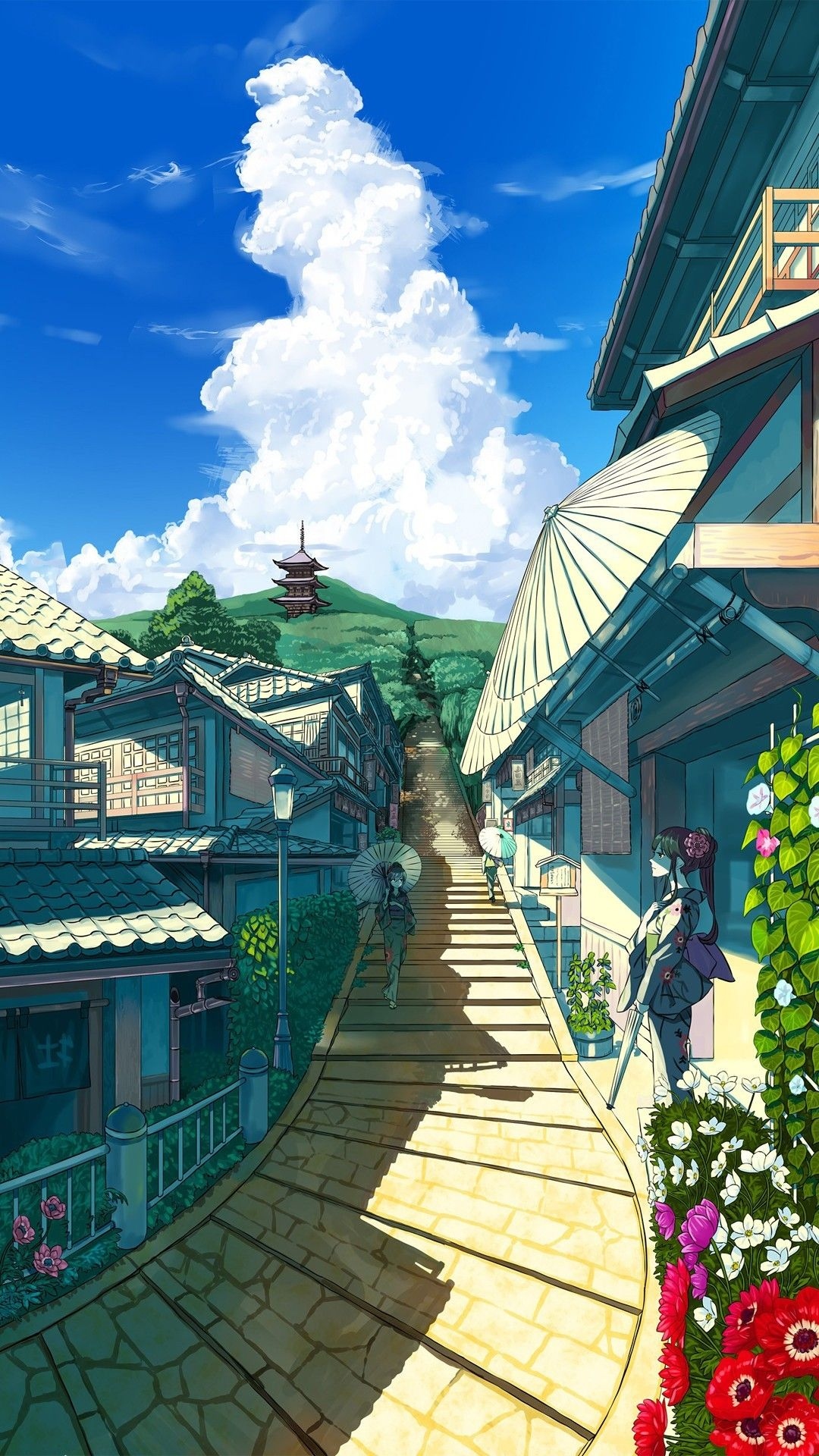 Anime Landscape 4k Wallpaper