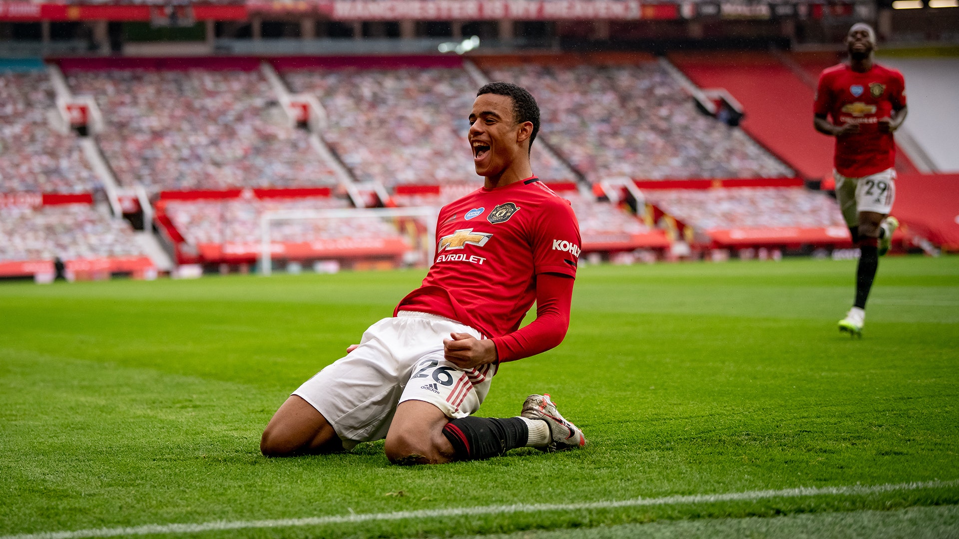 Manchester United's Mason Greenwood is