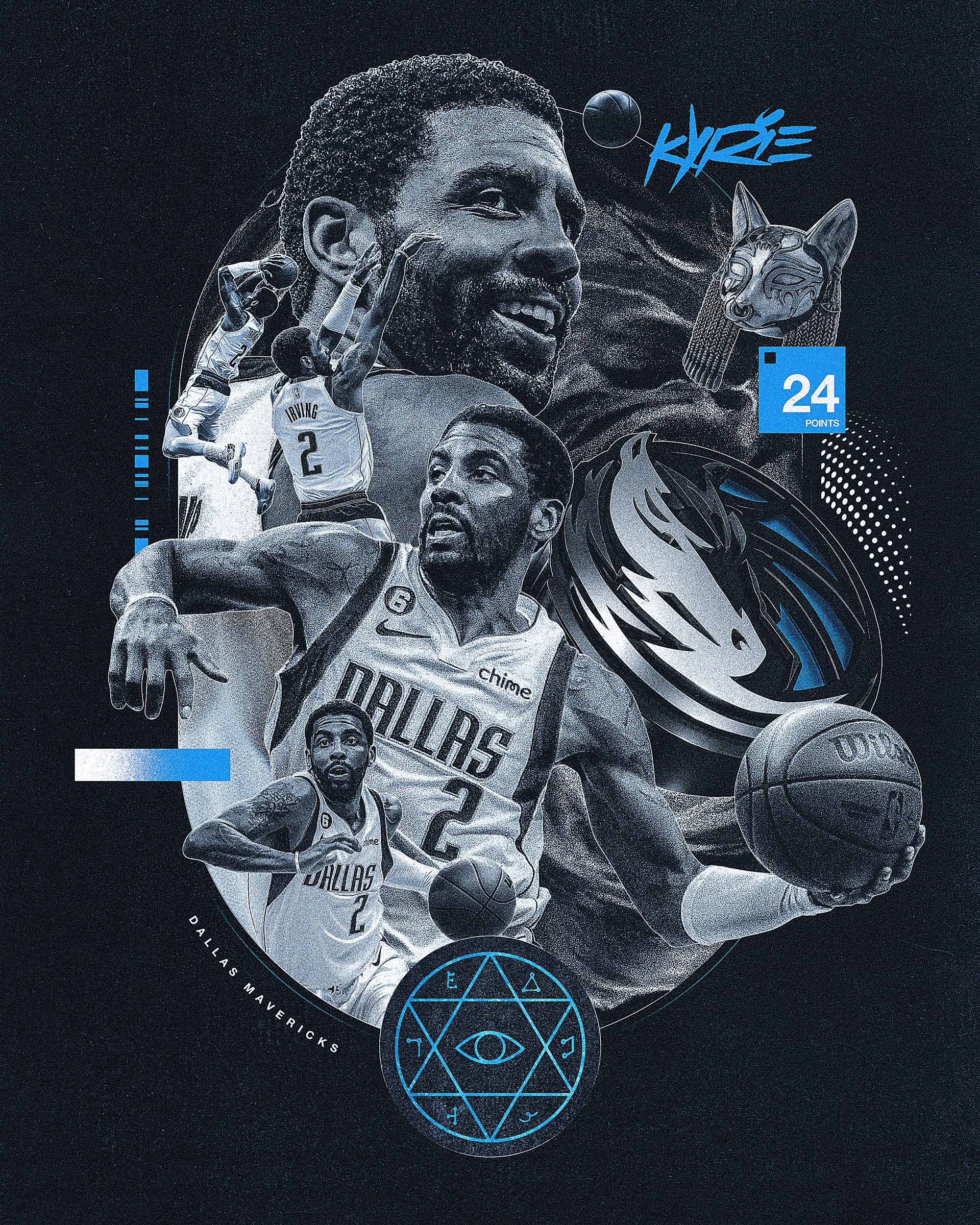 Kyrie Irving Dallas 4k Wallpaper