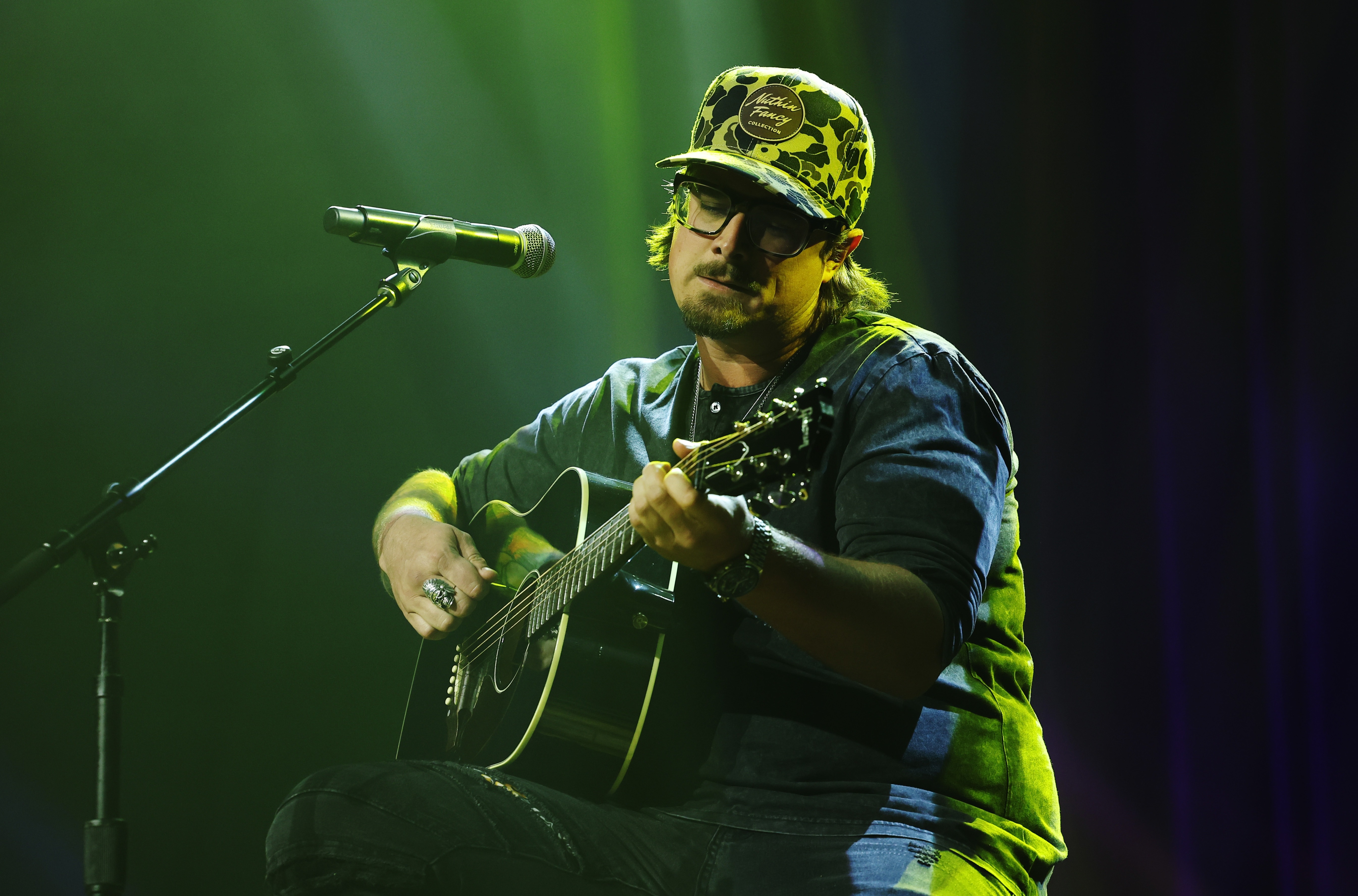 country music star's tour bus flipped