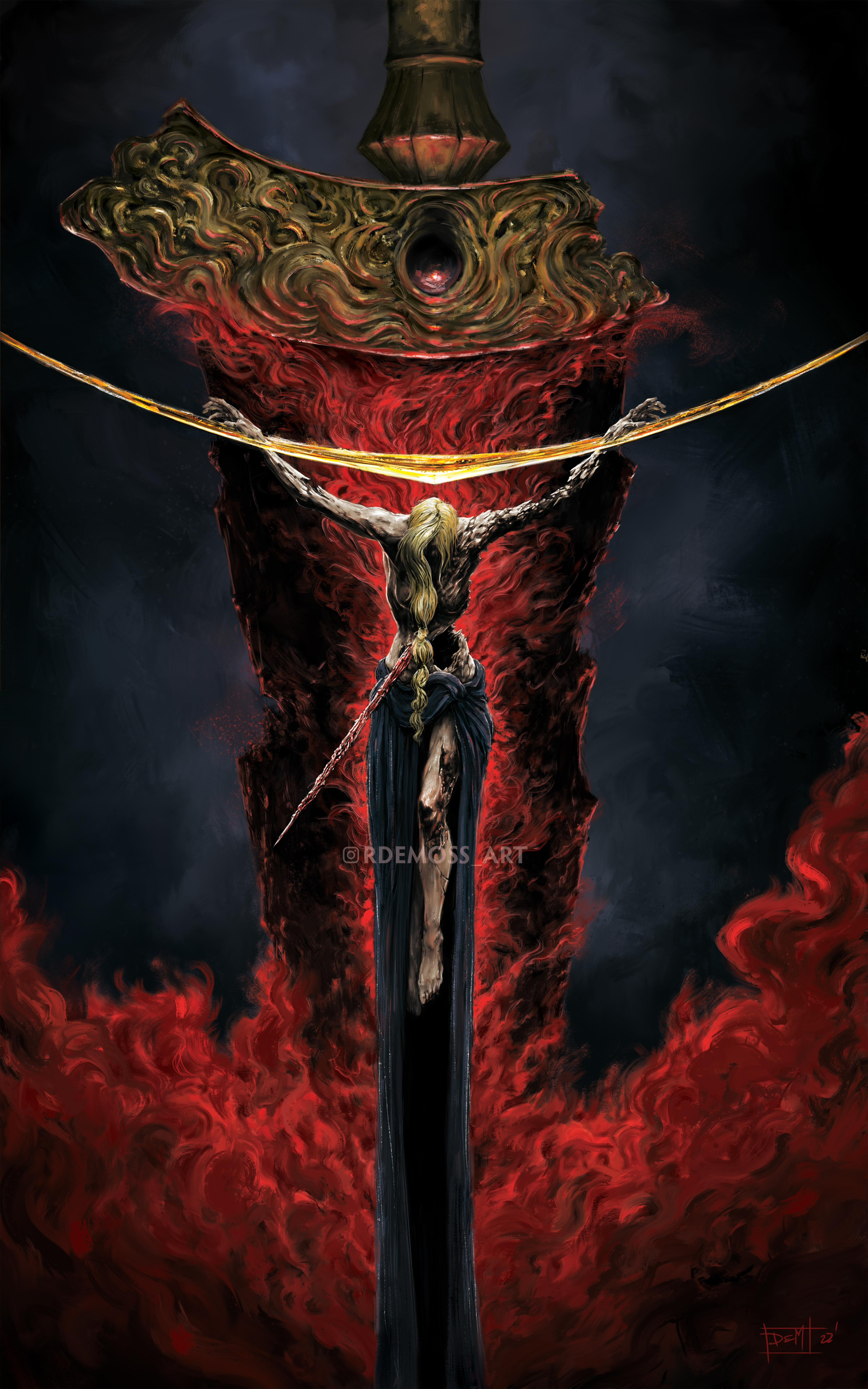 Here's a Queen Marika piece I did