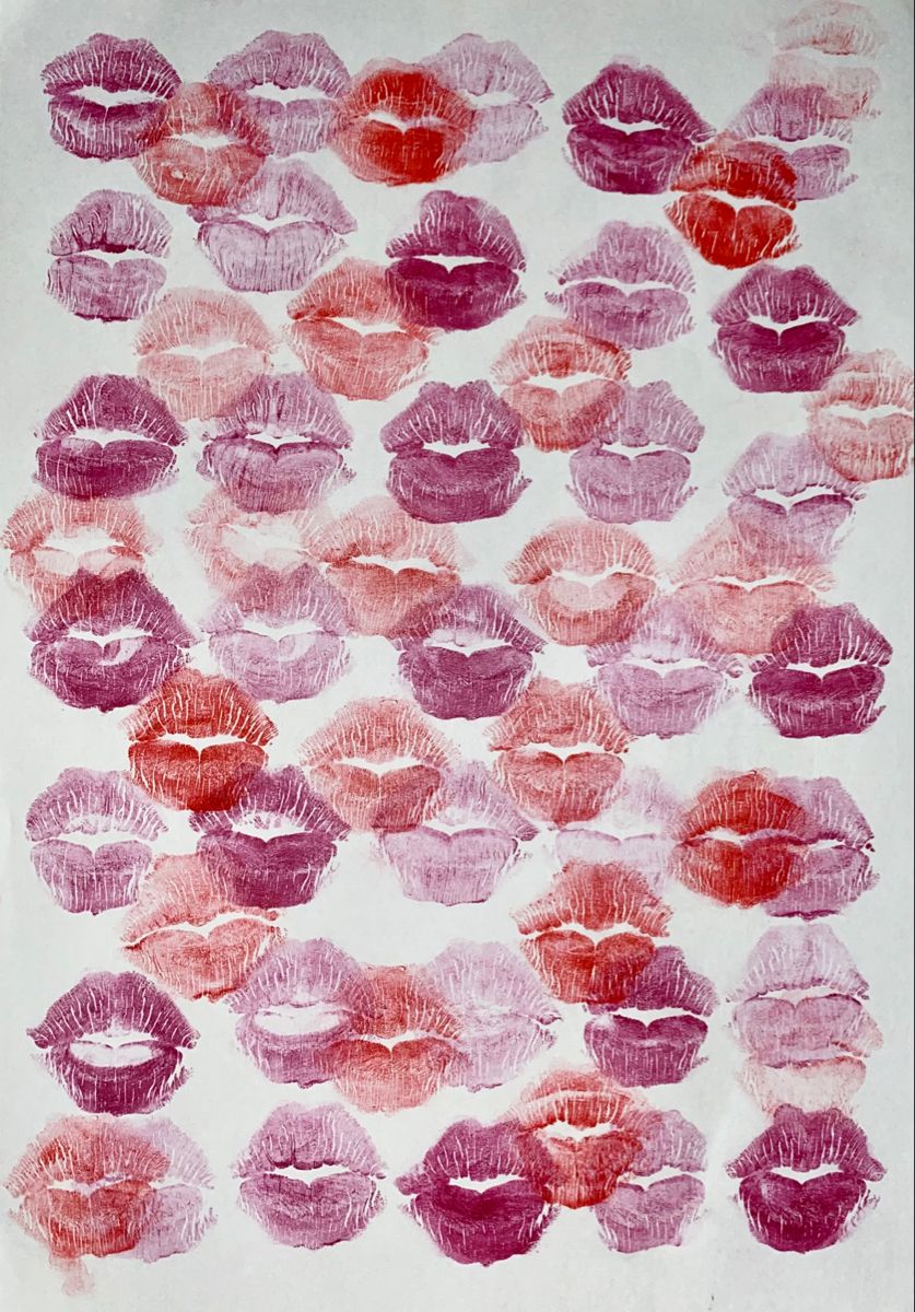 Lipstick mark, Lipstick stain, Lipstick