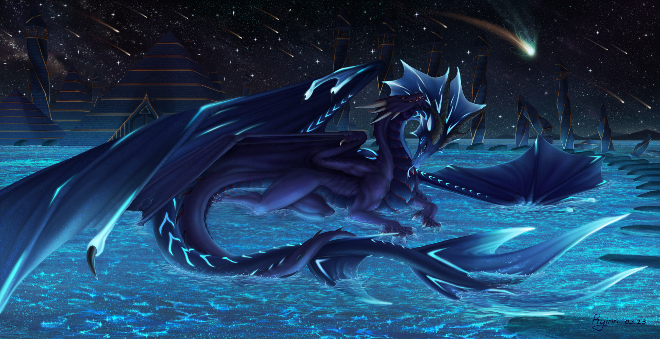 Cuddles beneath the stars