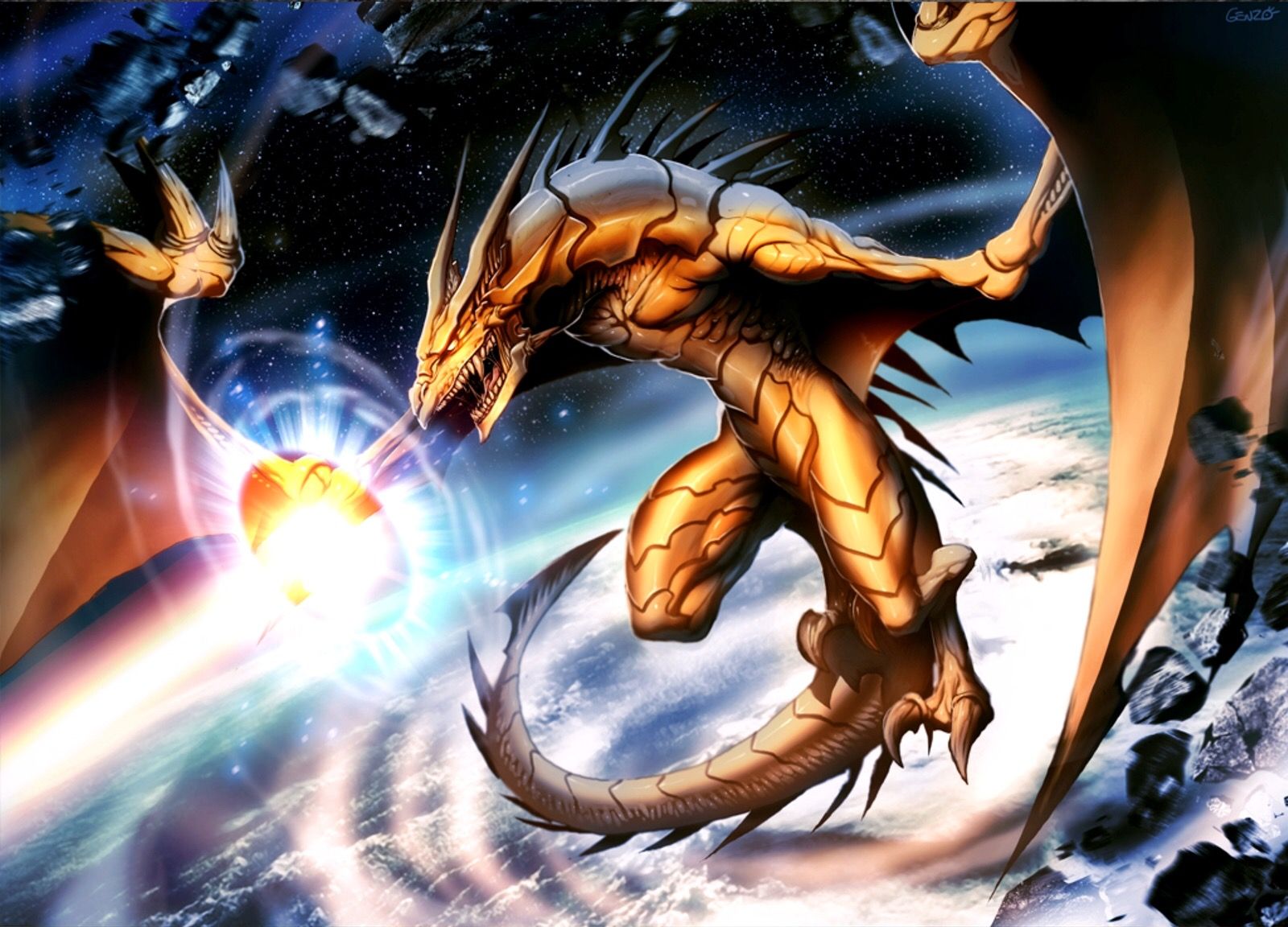 Woooooaaaaaah, space dragon