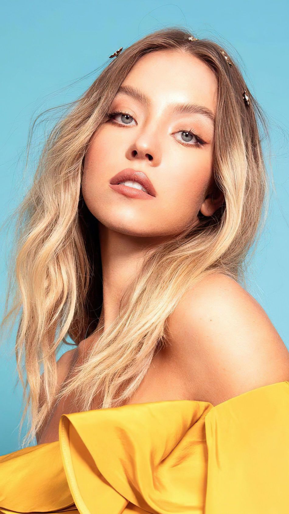 Sydney Sweeney In Yellow Dress 2021