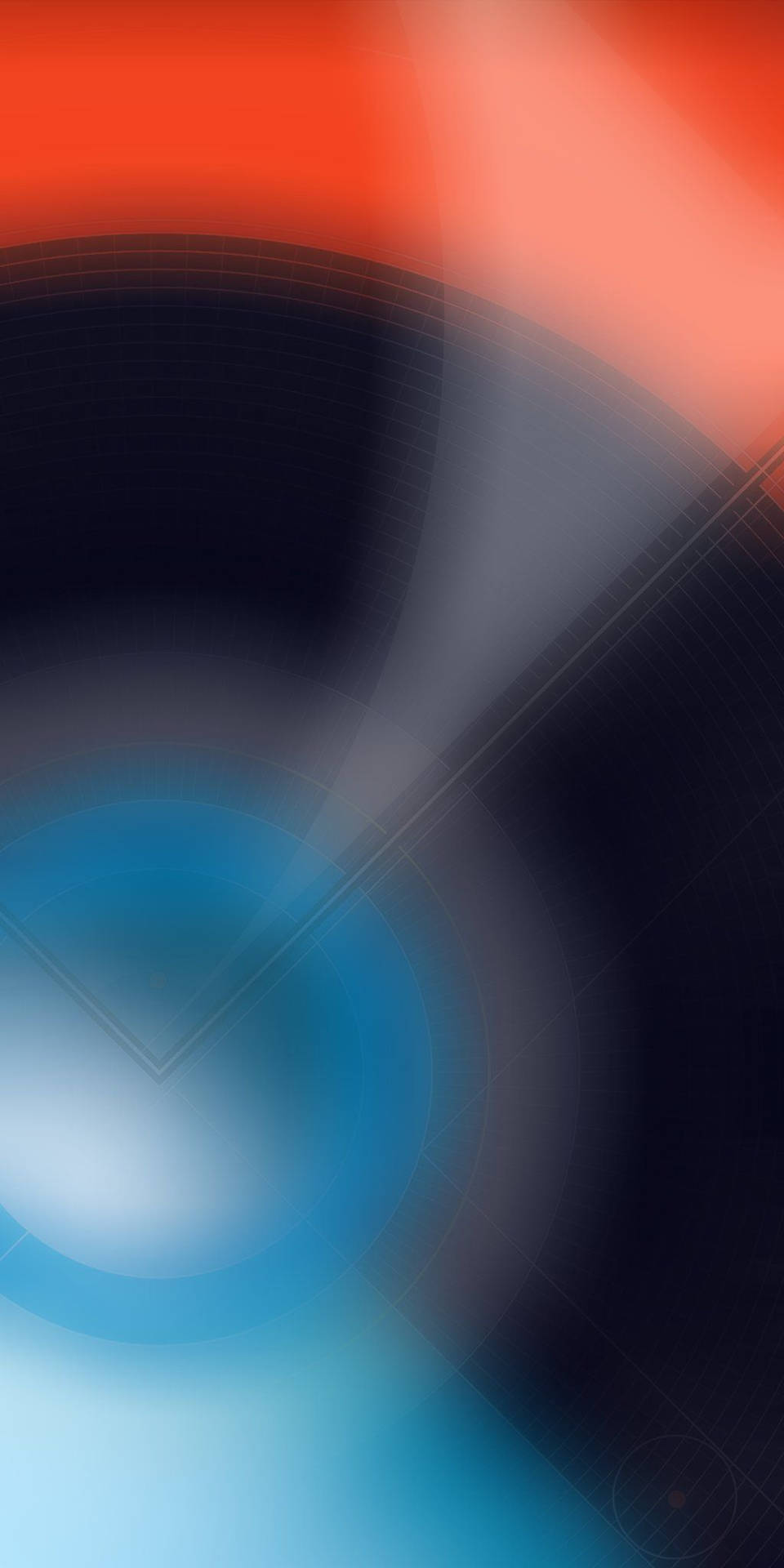 iPhone 14 Black And Orange Wallpaper