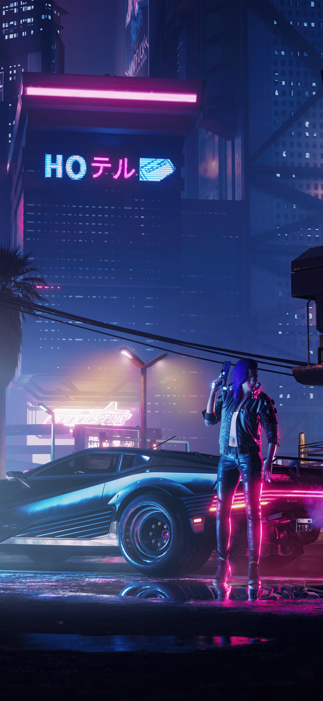 Cyberpunk 2077 Neon City 4k iPhone XS, iPhone 10, iPhone X , HD 4k Wallpaper, Image, Background, Photos and Picture