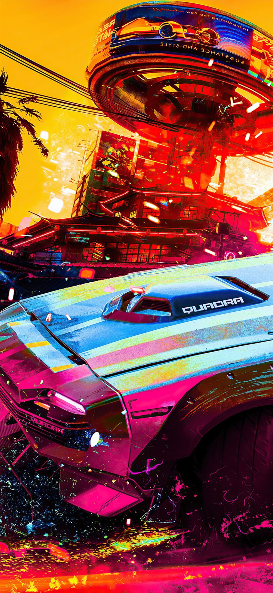 cyberpunk 2077 quadra 4k iPhone