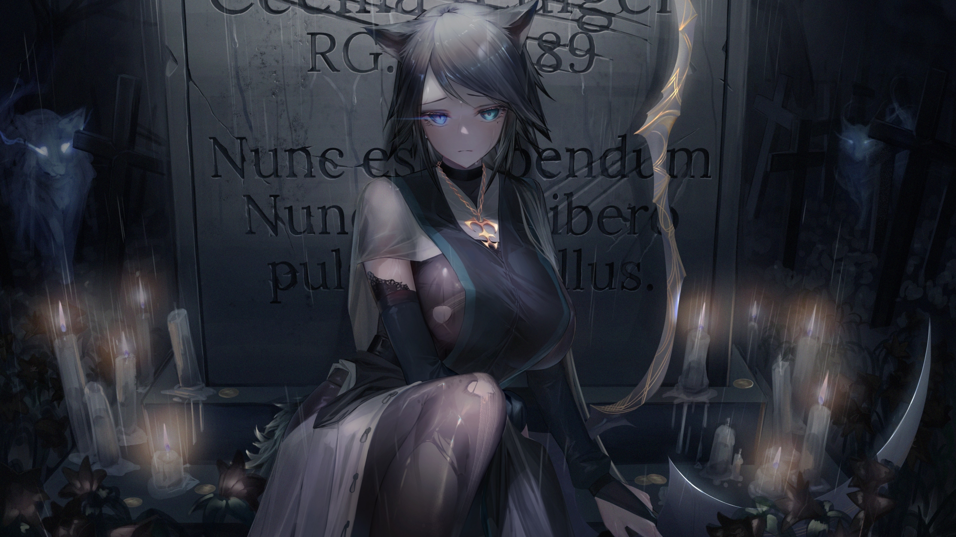 Download wallpaper 1920x1080 elf girl