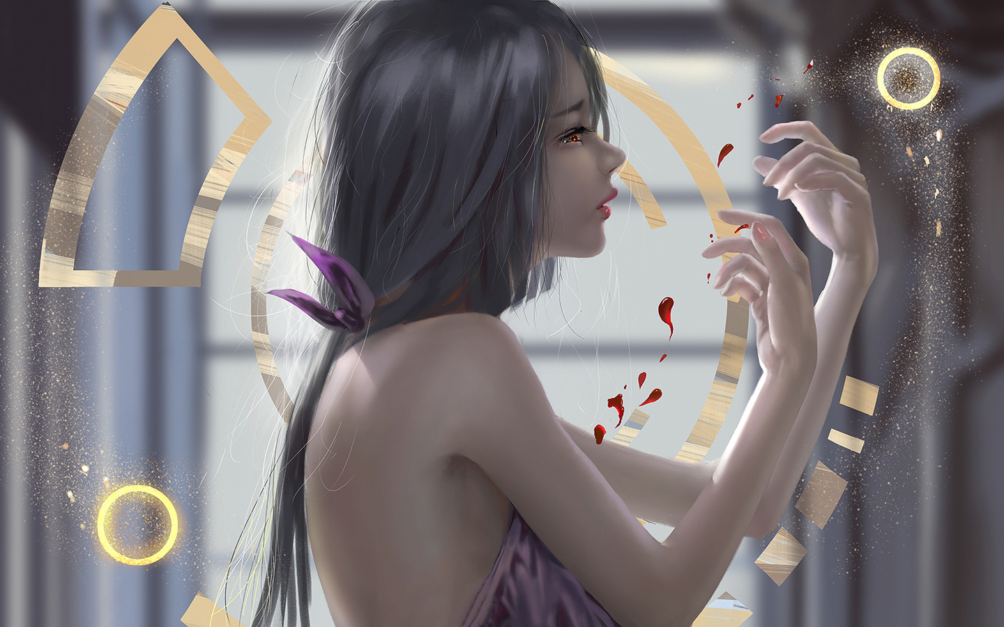 Anime Girl Elves Fantasy Art