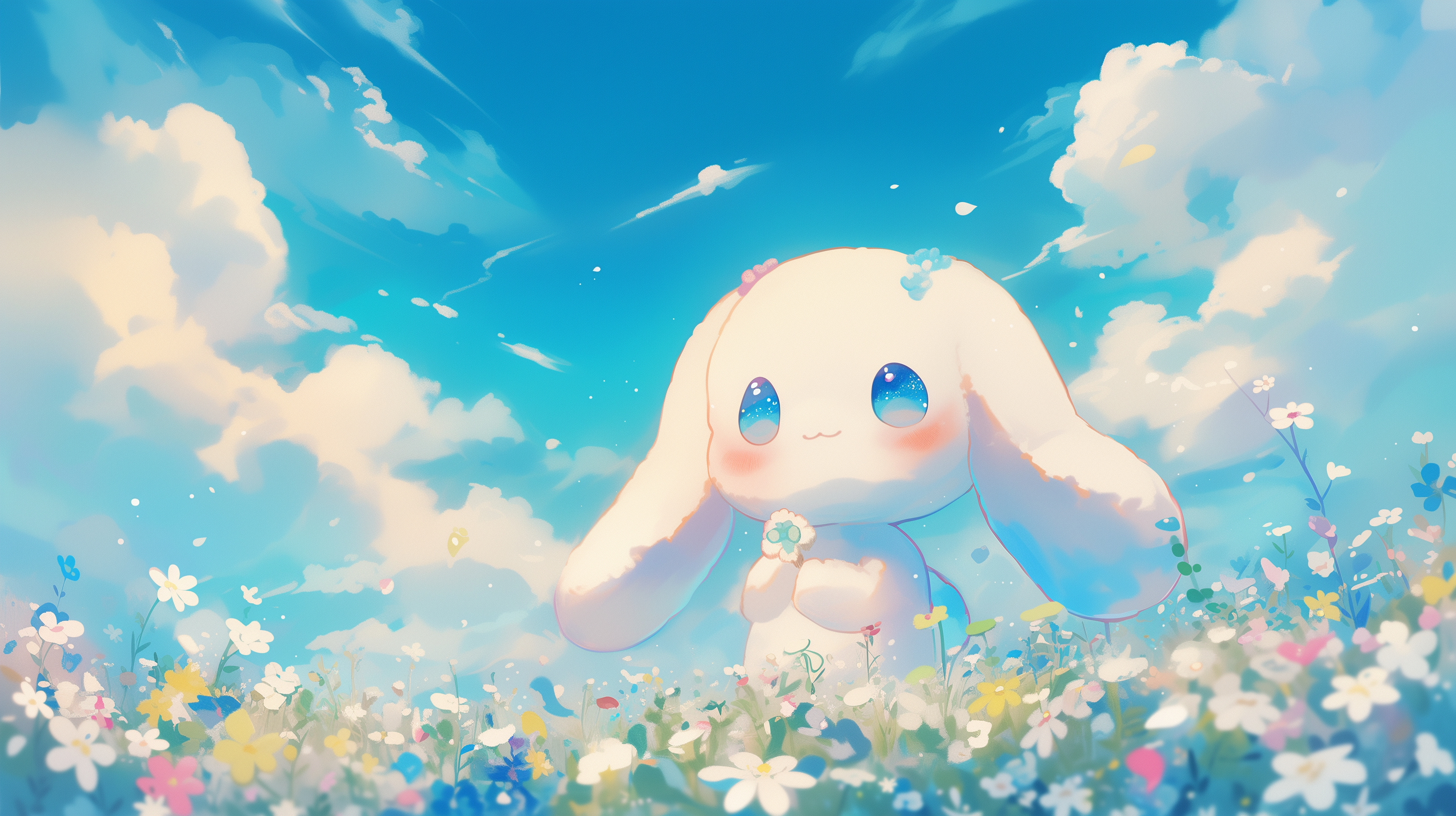 Cute Cinnamoroll Anime HD Wallpaper