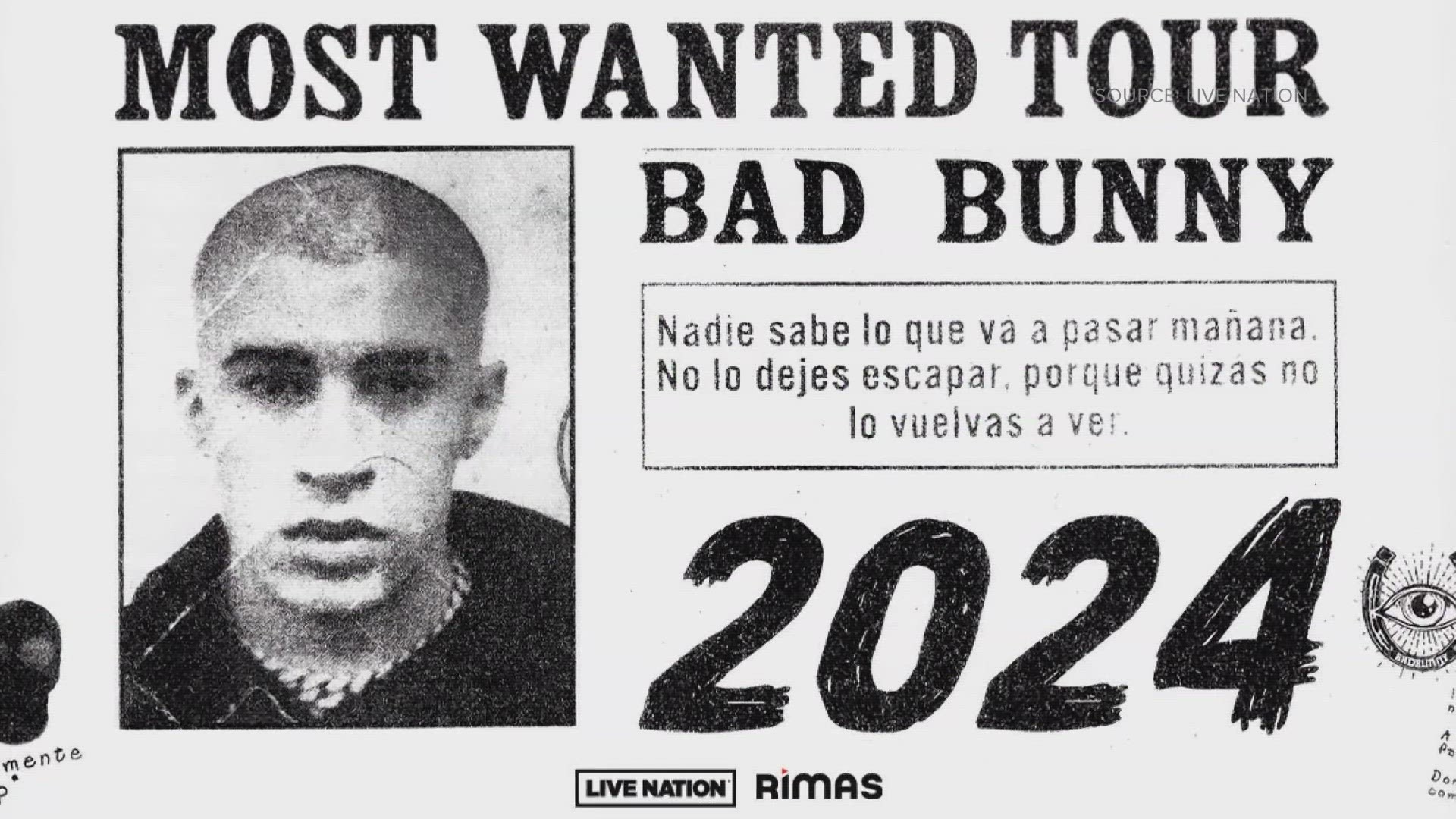 Bad Bunny announces his 2024 'Most