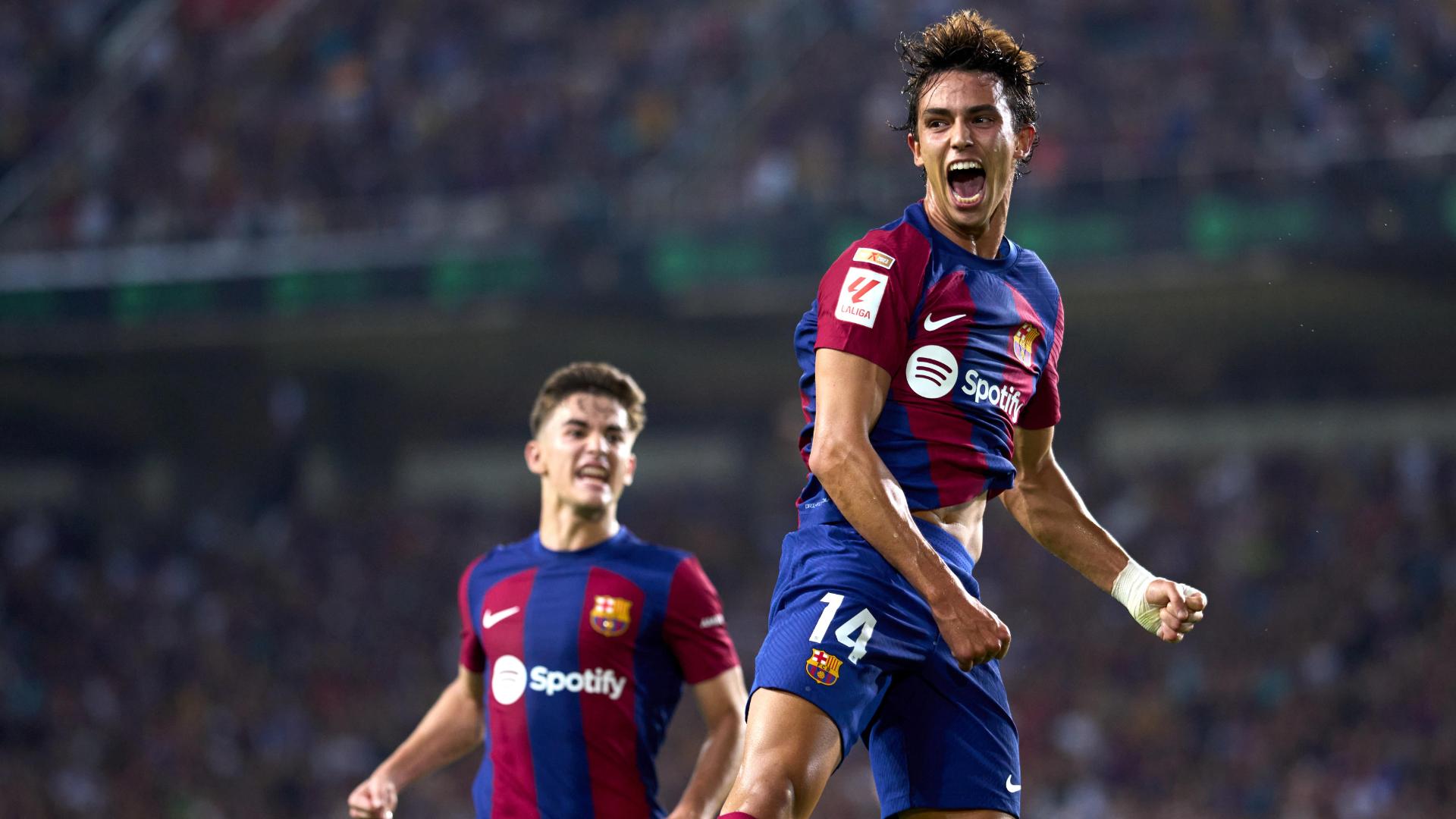 Barcelona after first goal