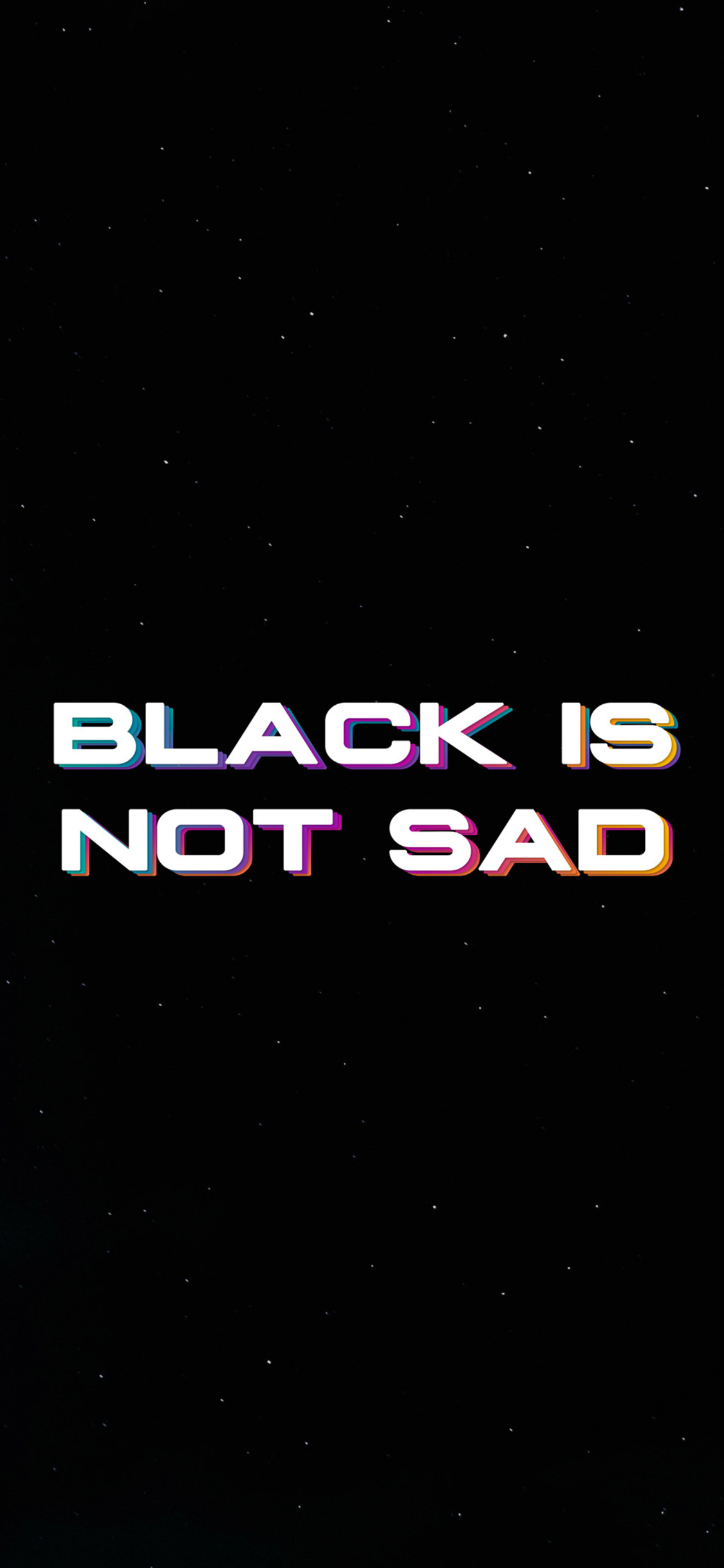 Sad Typography 4k iPhone XS, iPhone