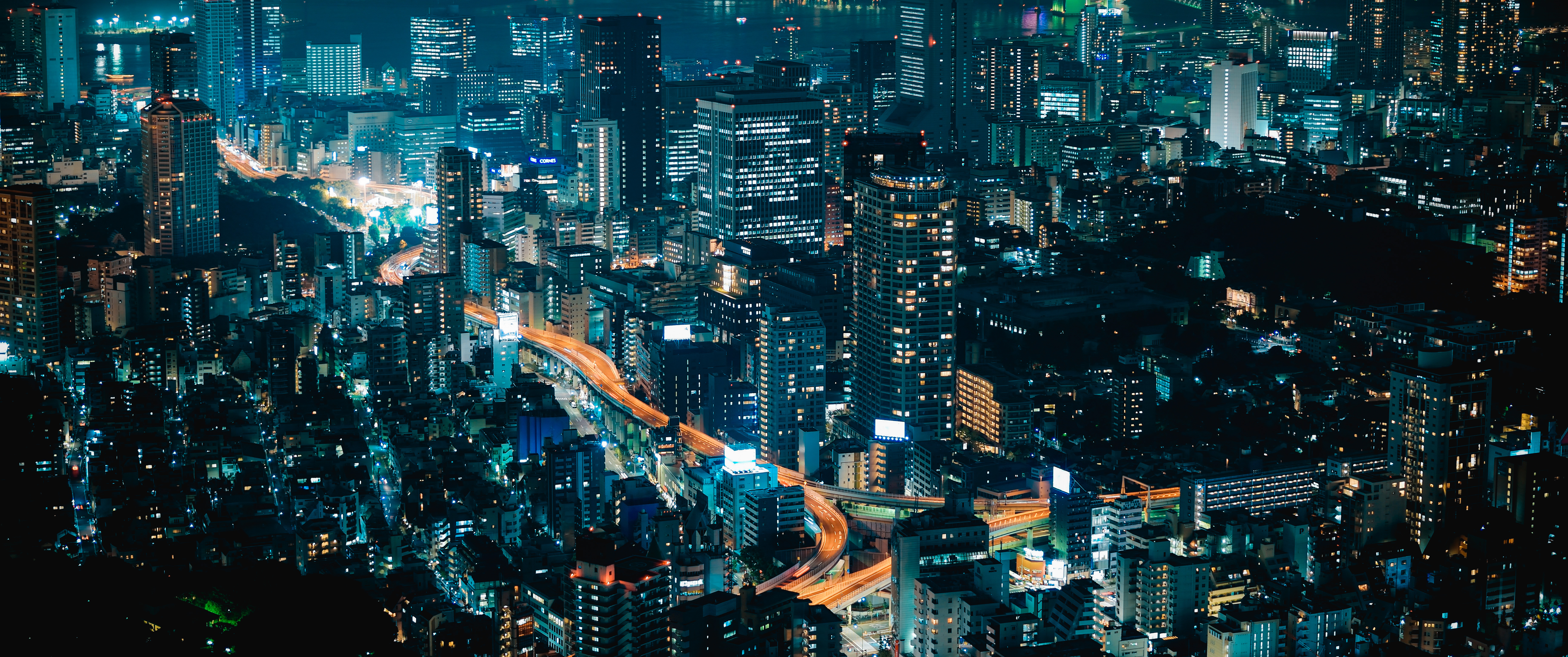 Tokyo Cityscape Photography Night Neon
