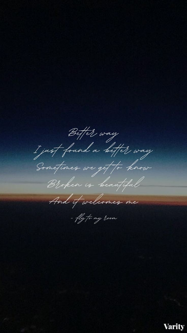 BTS Aesthetic Song Lyrics Wallpaper