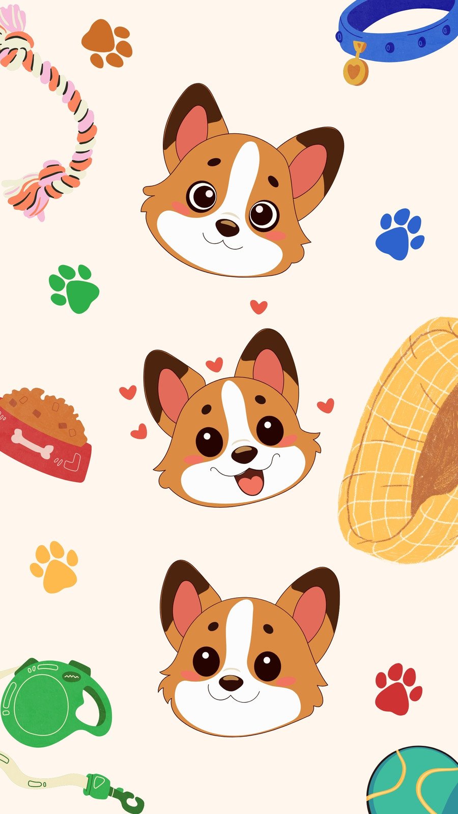 customizable dog wallpaper