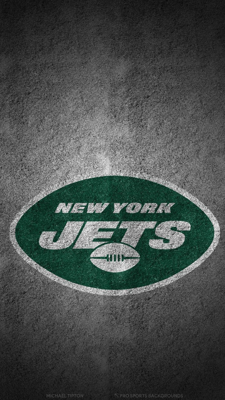 New York Jets Logo on Asphalt
