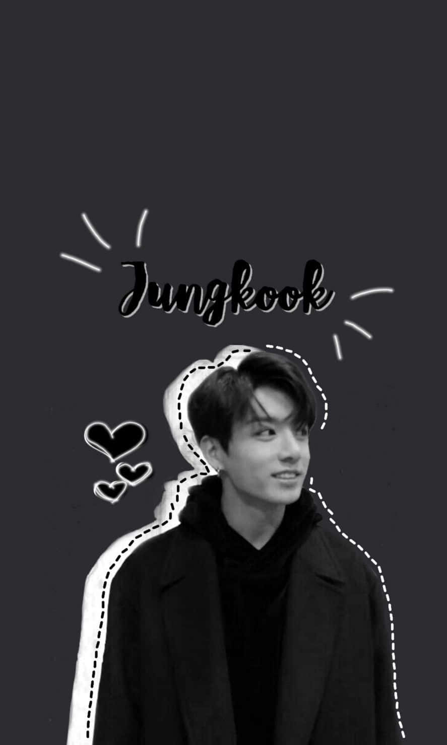 Black iPhone Jungkook BTS Wallpaper