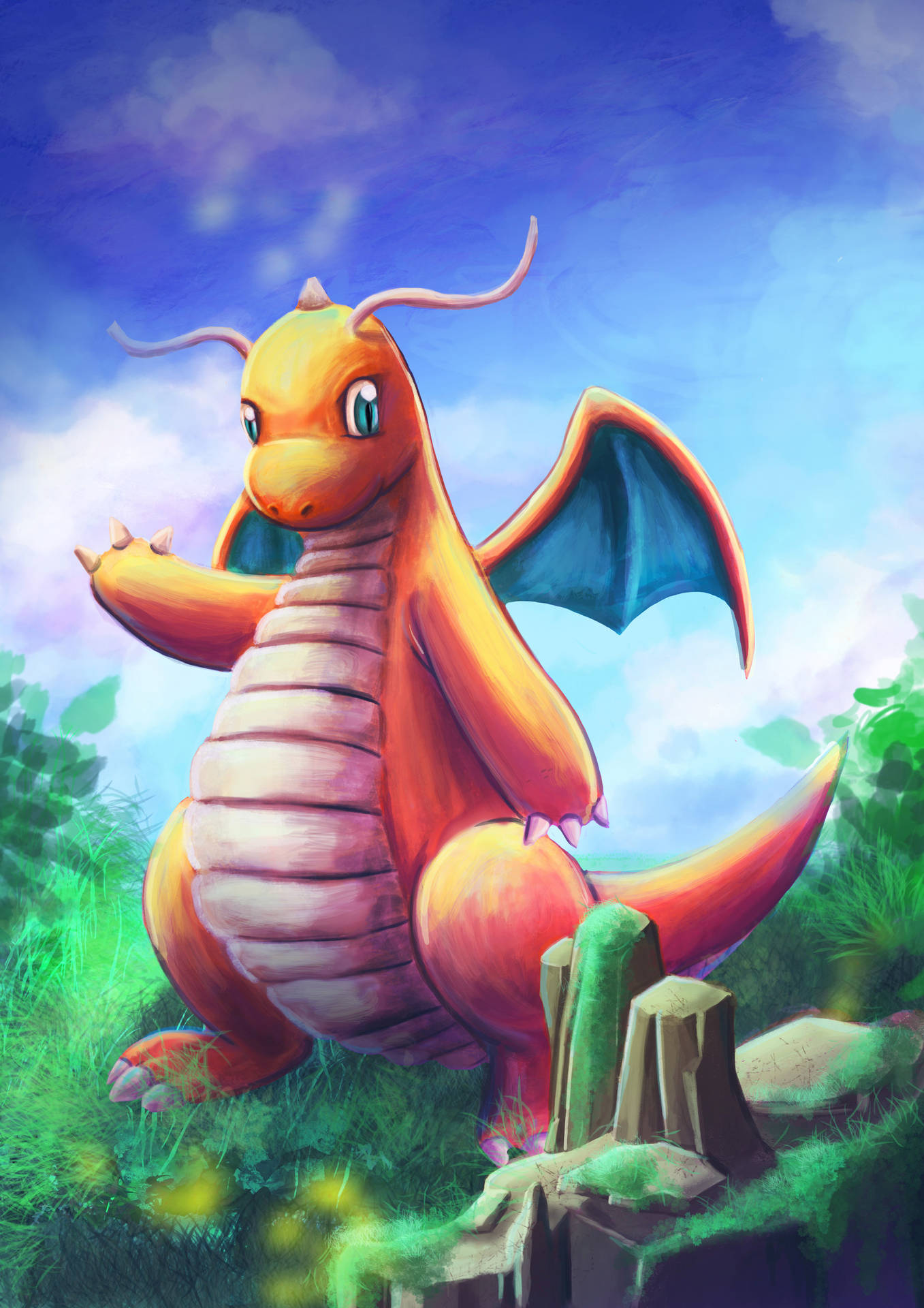 Legendary Dragonite Wallpaper