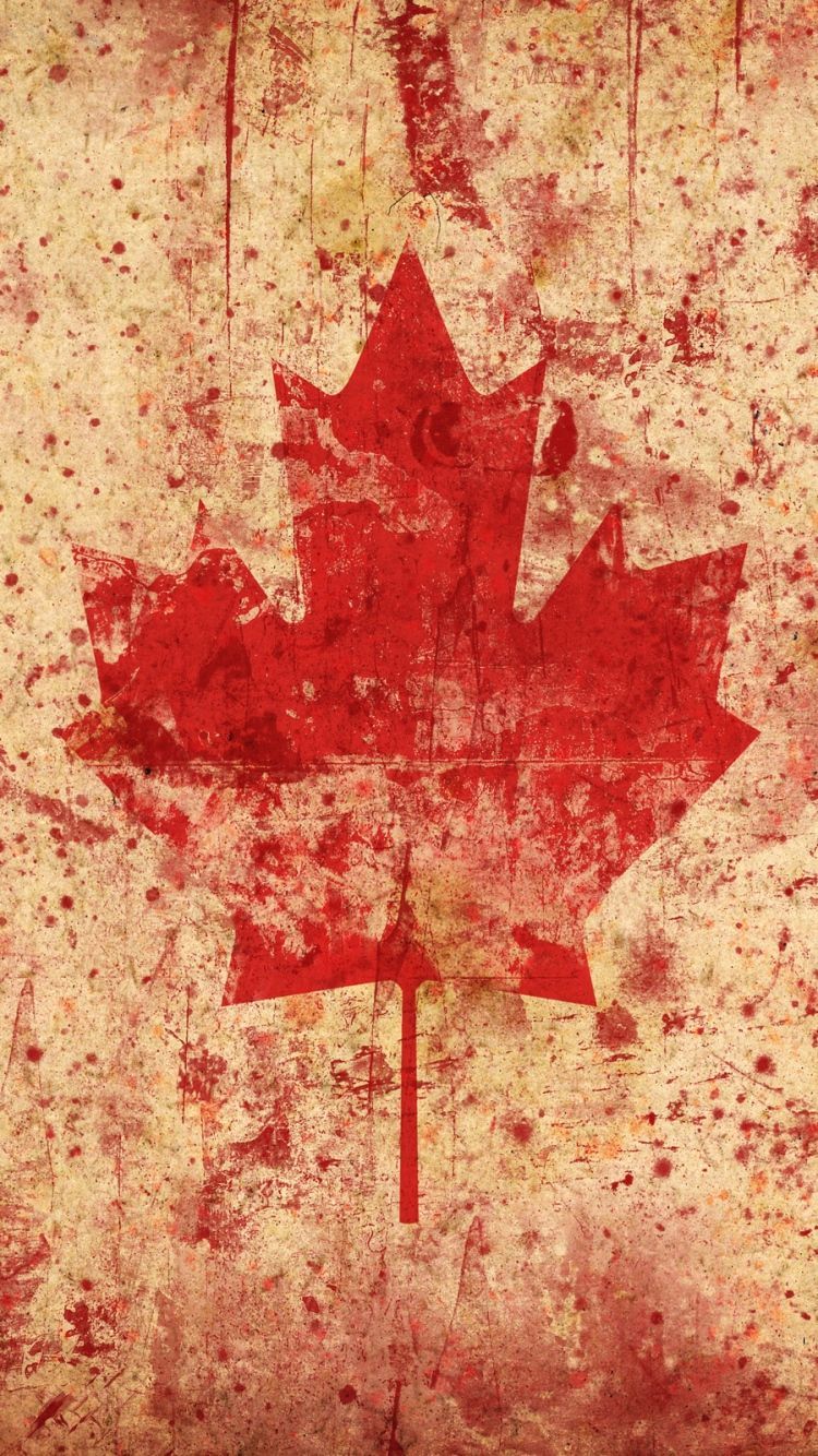 Canadian Flag iPhone Wallpaper