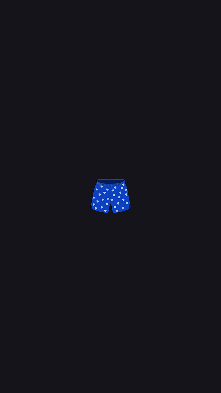 Pants Minimal Blue Dark Illust Art