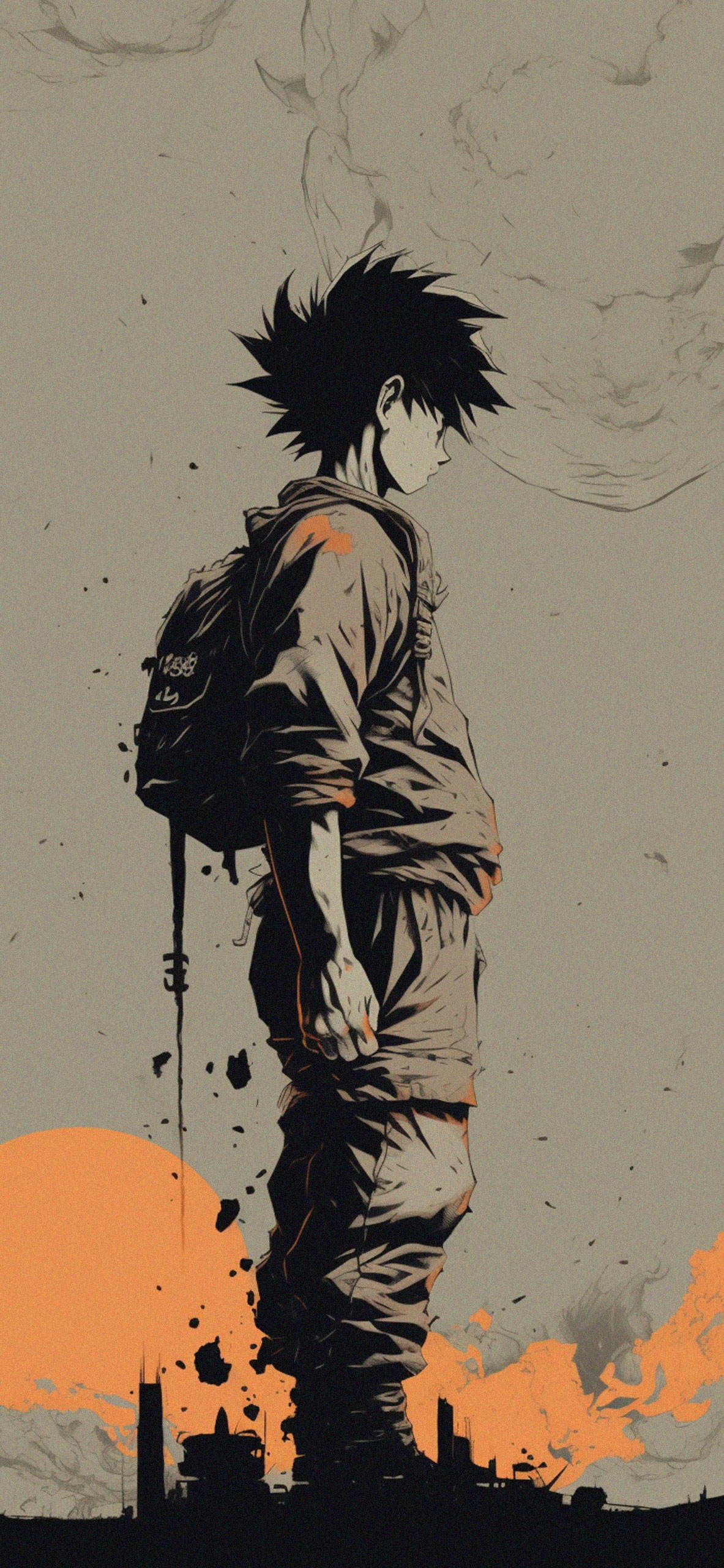 Dragon Ball Goku Grey Wallpaper