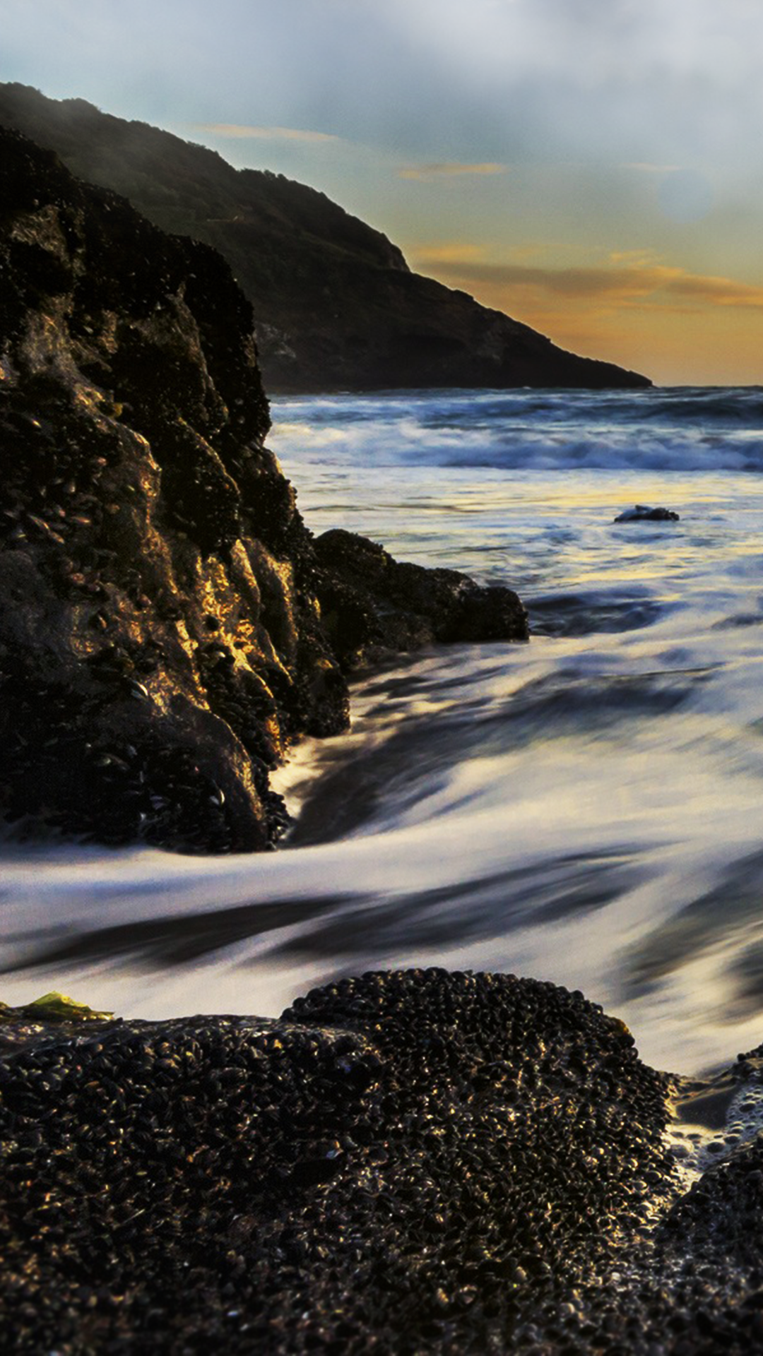 Sea Rock iPhone X Wallpaper. iPhone