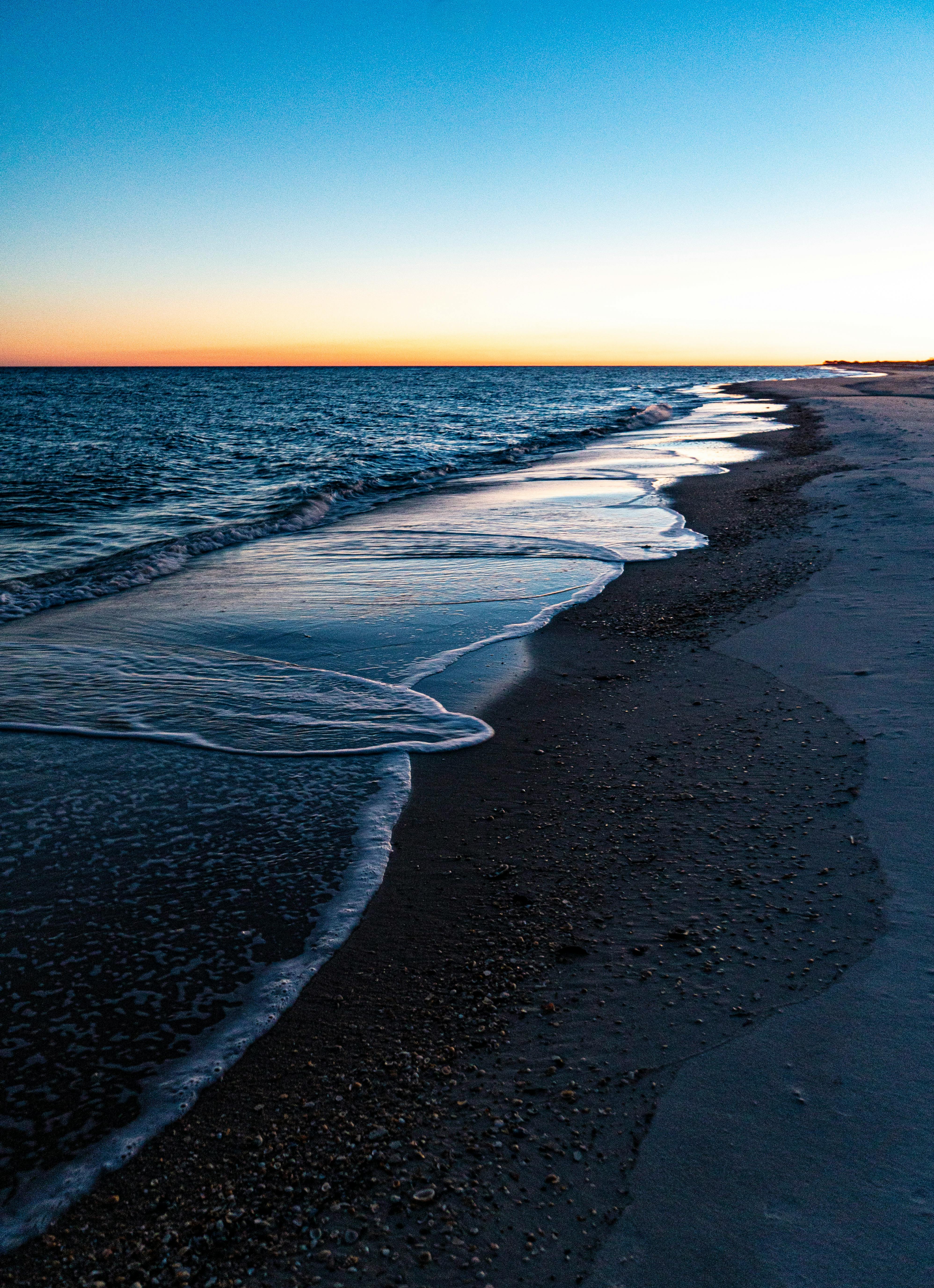 Waves on Beach Shore · Free