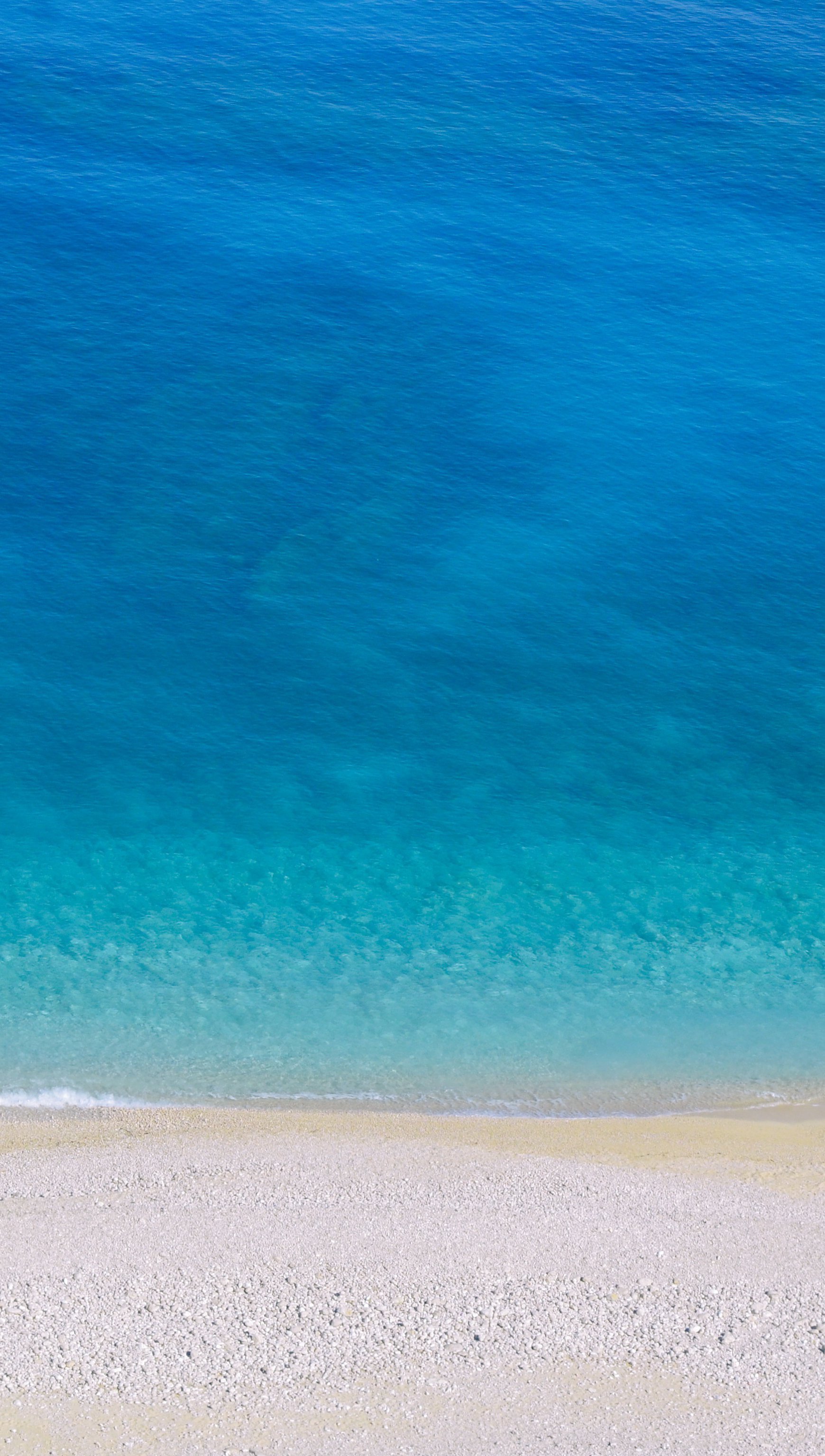 Turquoise Beach Island Aerial view