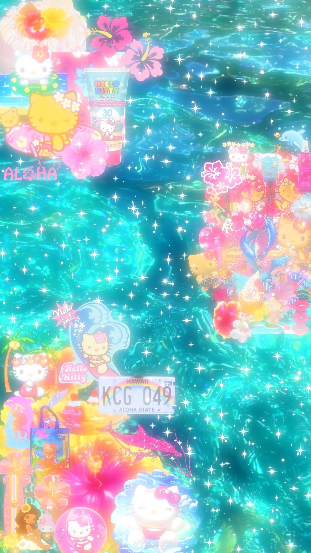 tropical gyaru ♡. Hello kitty iphone
