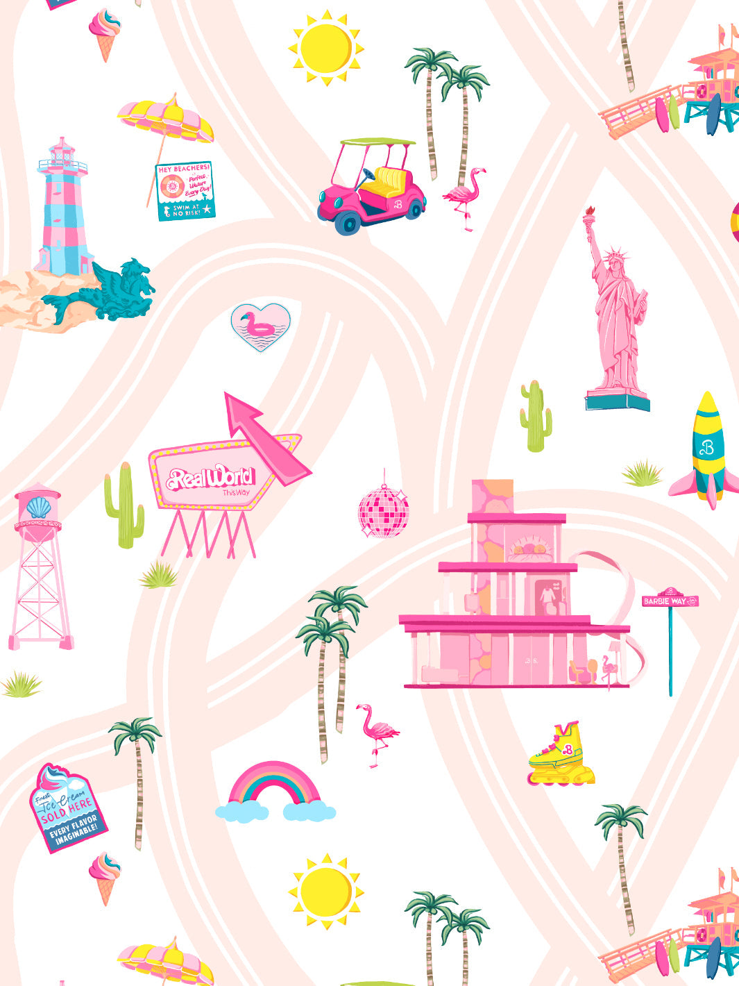 Barbie™ Land' Wallpaper
