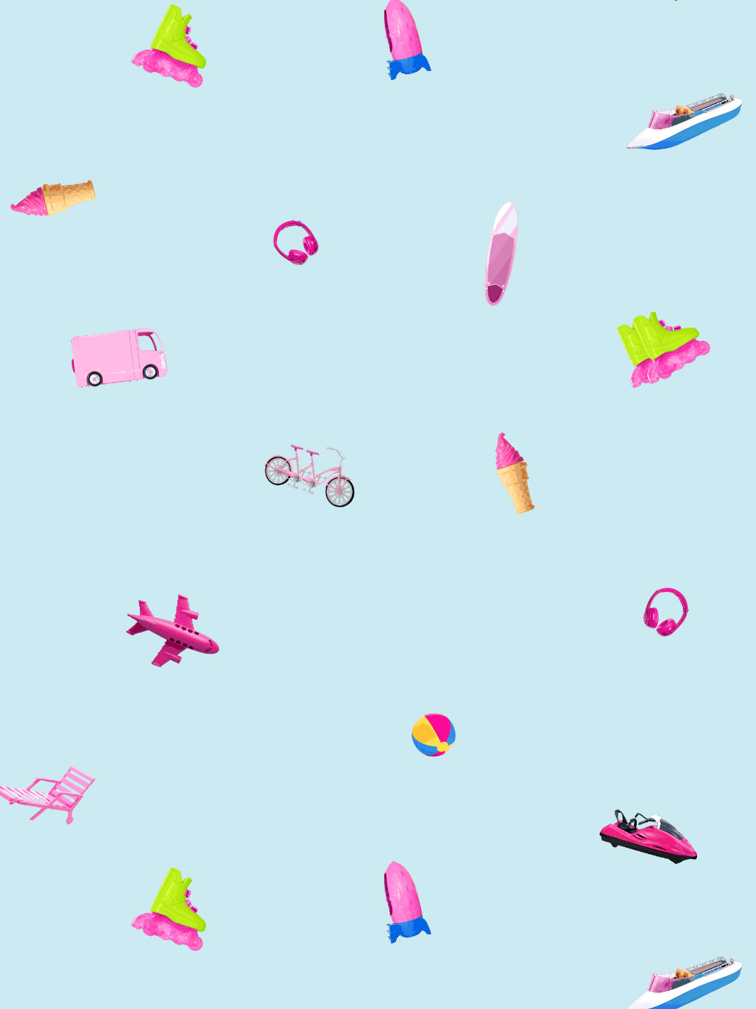 Barbie™ Land Gear' Wallpaper
