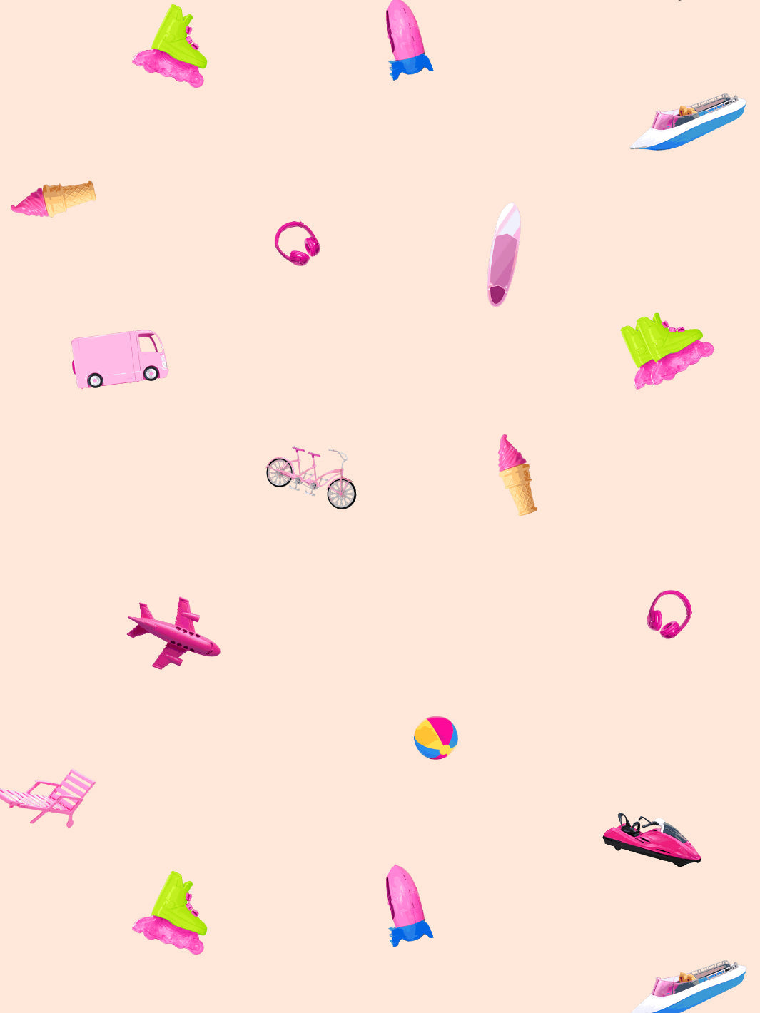 Barbie™ Land Gear' Wallpaper