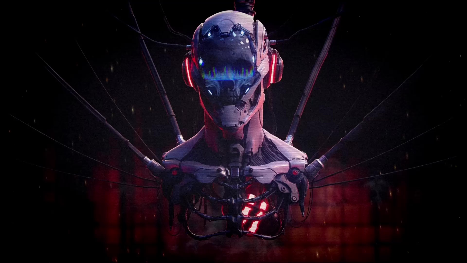 Robot Skull Audio Cyberpunk Live