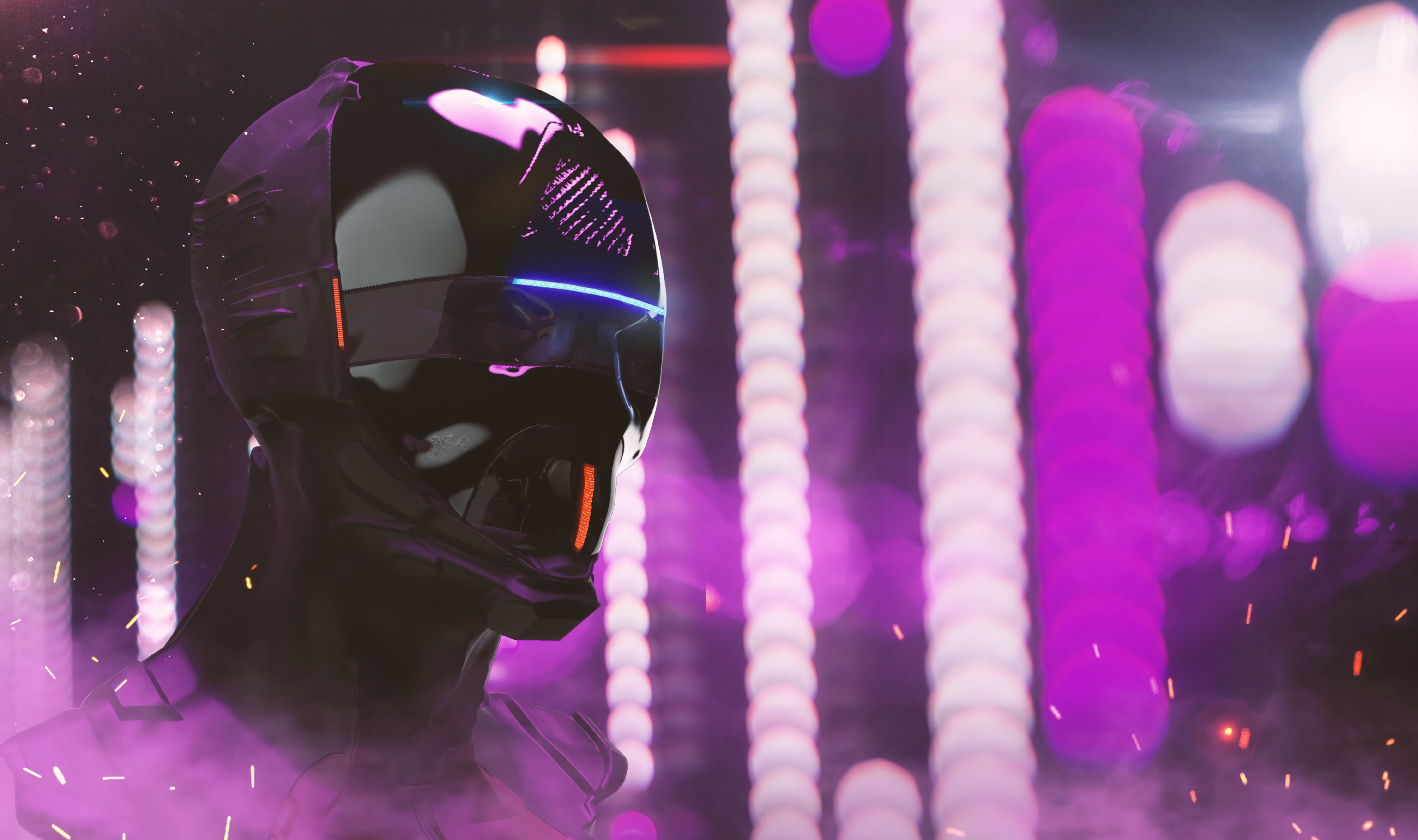 Mobile wallpaper: Robot, Head