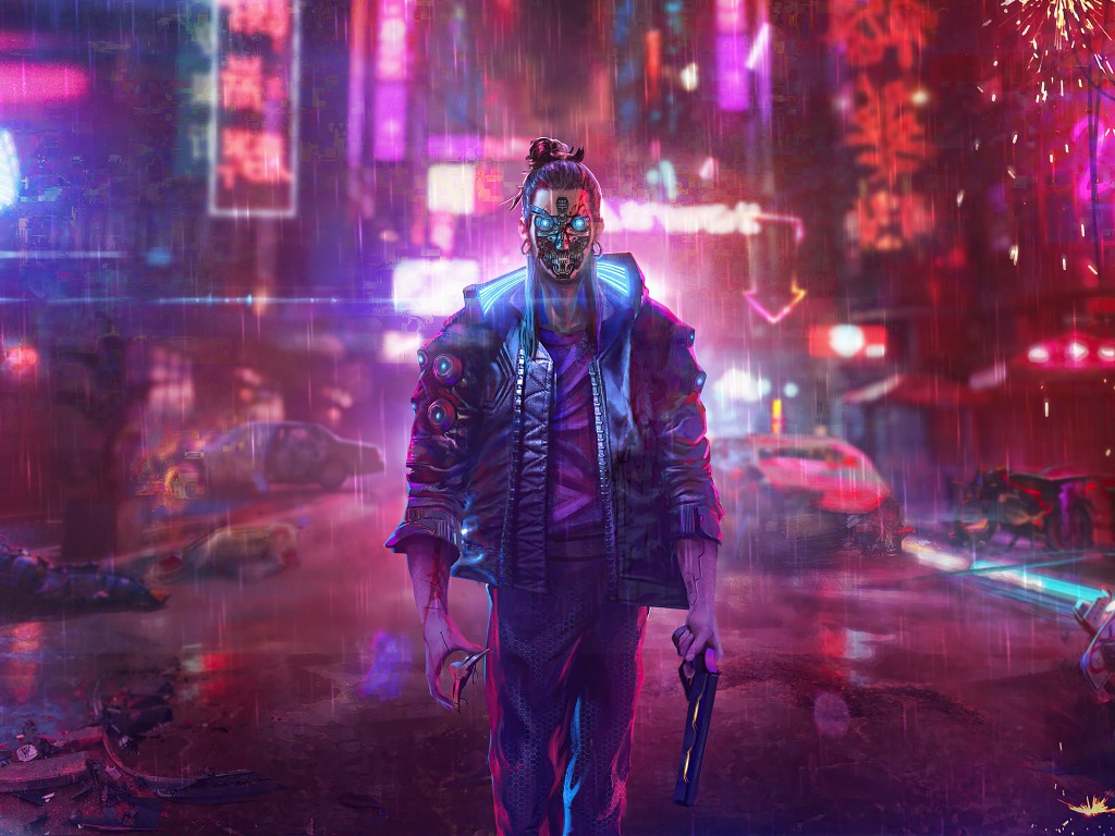 Wallpaper game, robot chracter