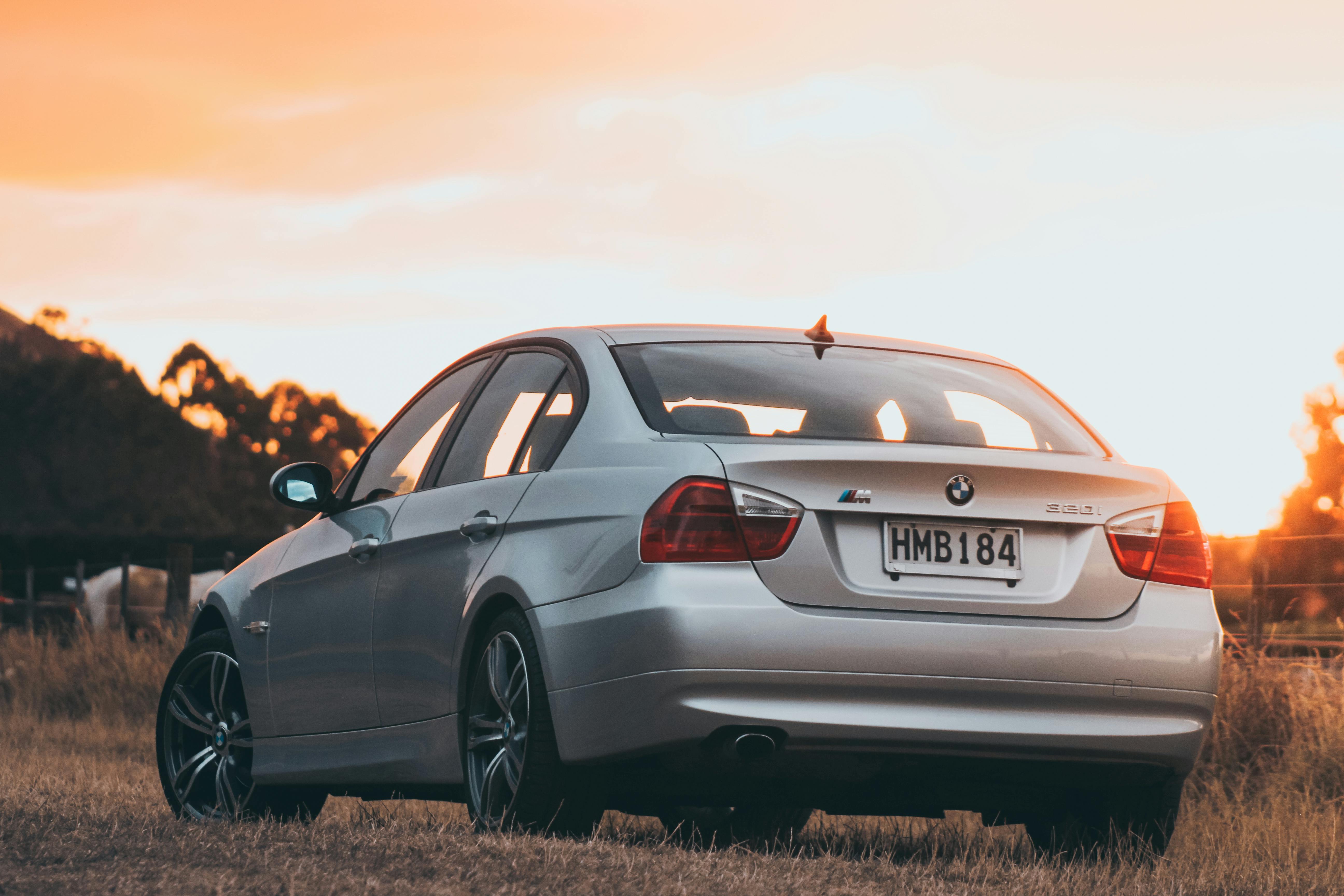 Back Of A Bmw Car · Free