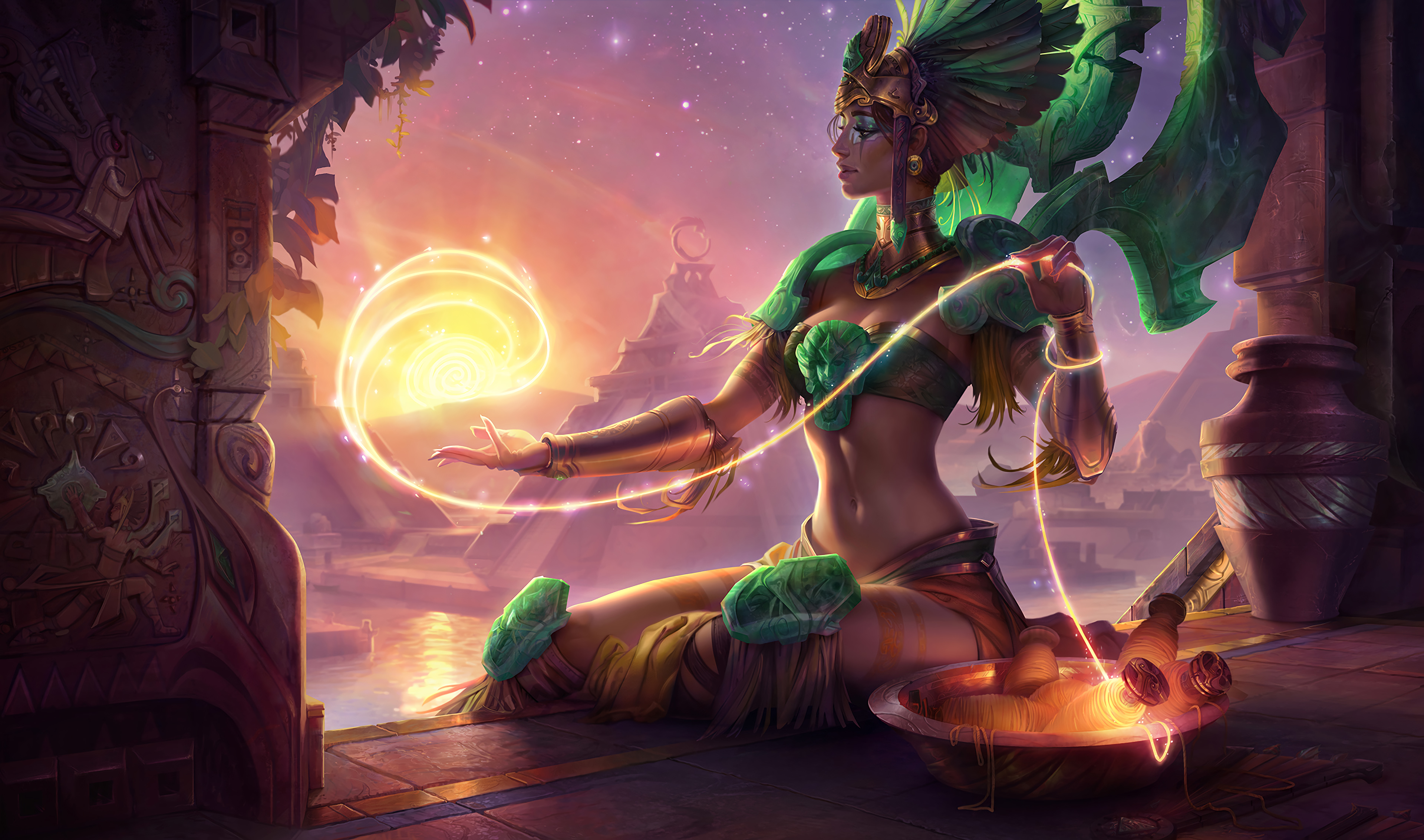 Sun Goddess Karma Update Splash Art HD