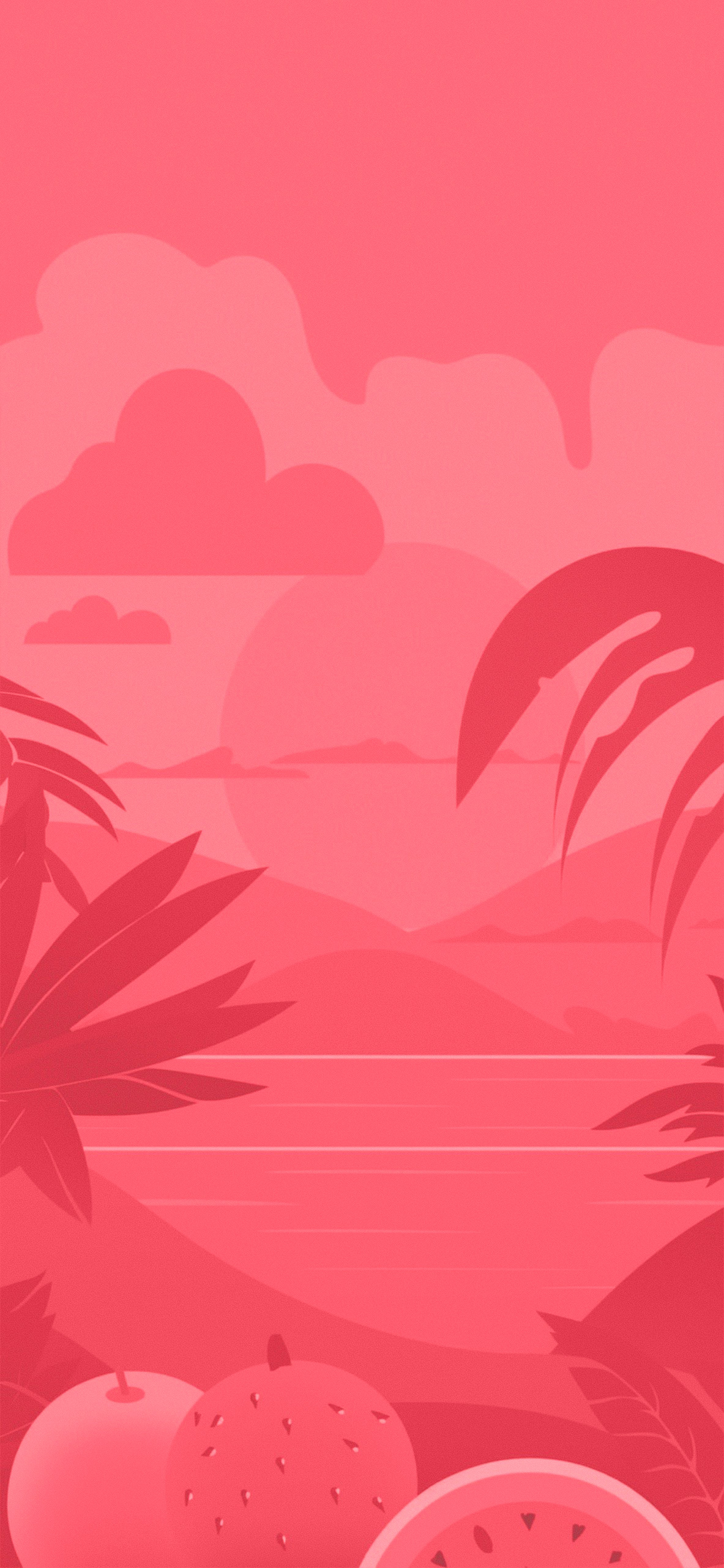 Summer Aesthetic Pink Wallpaper