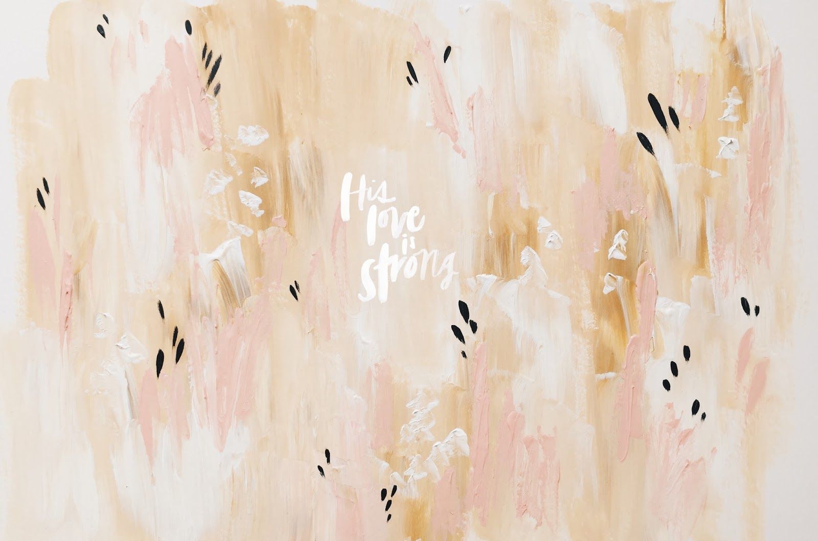 Inspirational desktop wallpaper, Strong