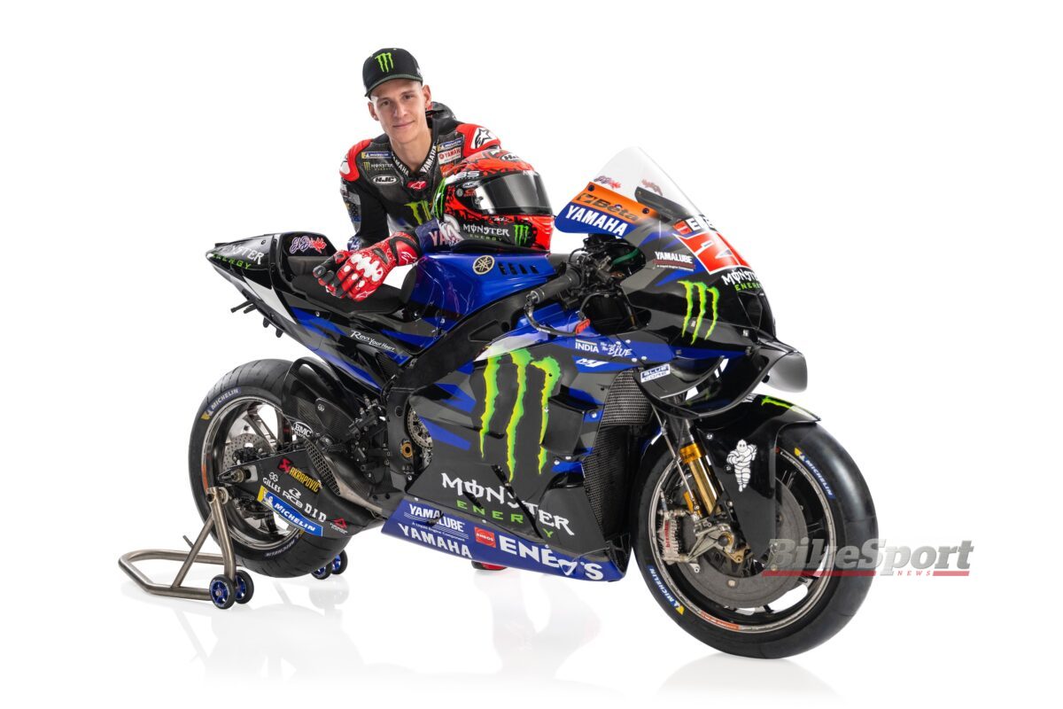 Yamaha M1 ahead of 2024 MotoGP season